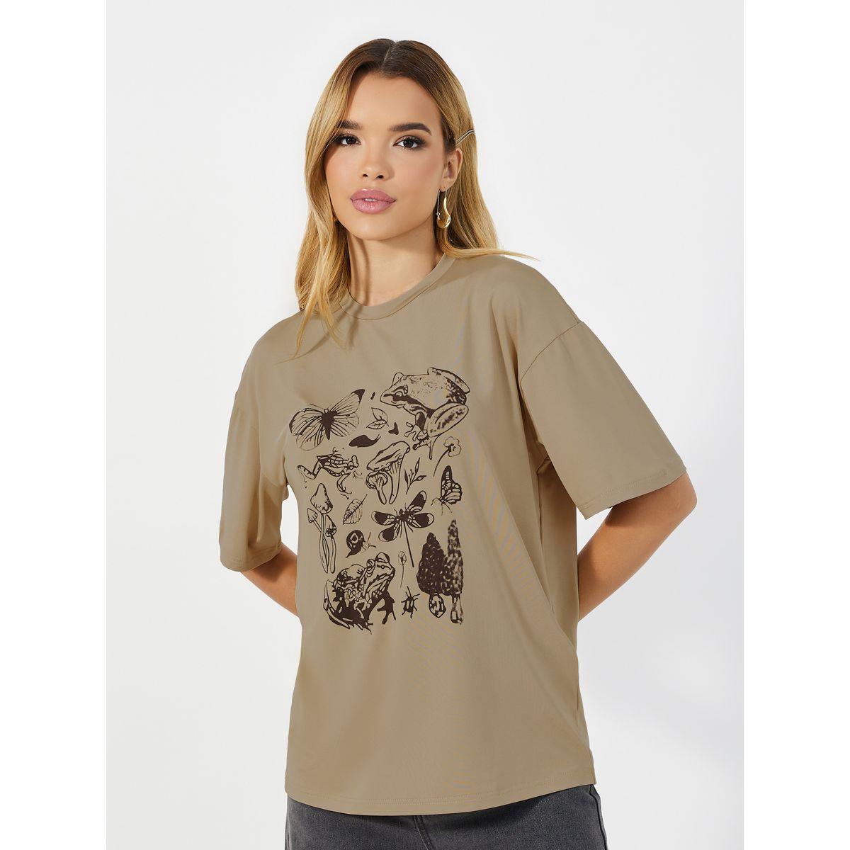 Styli Oversized Graphic Print Round Neck T-shirt-women-clothing-tshirts-image-3