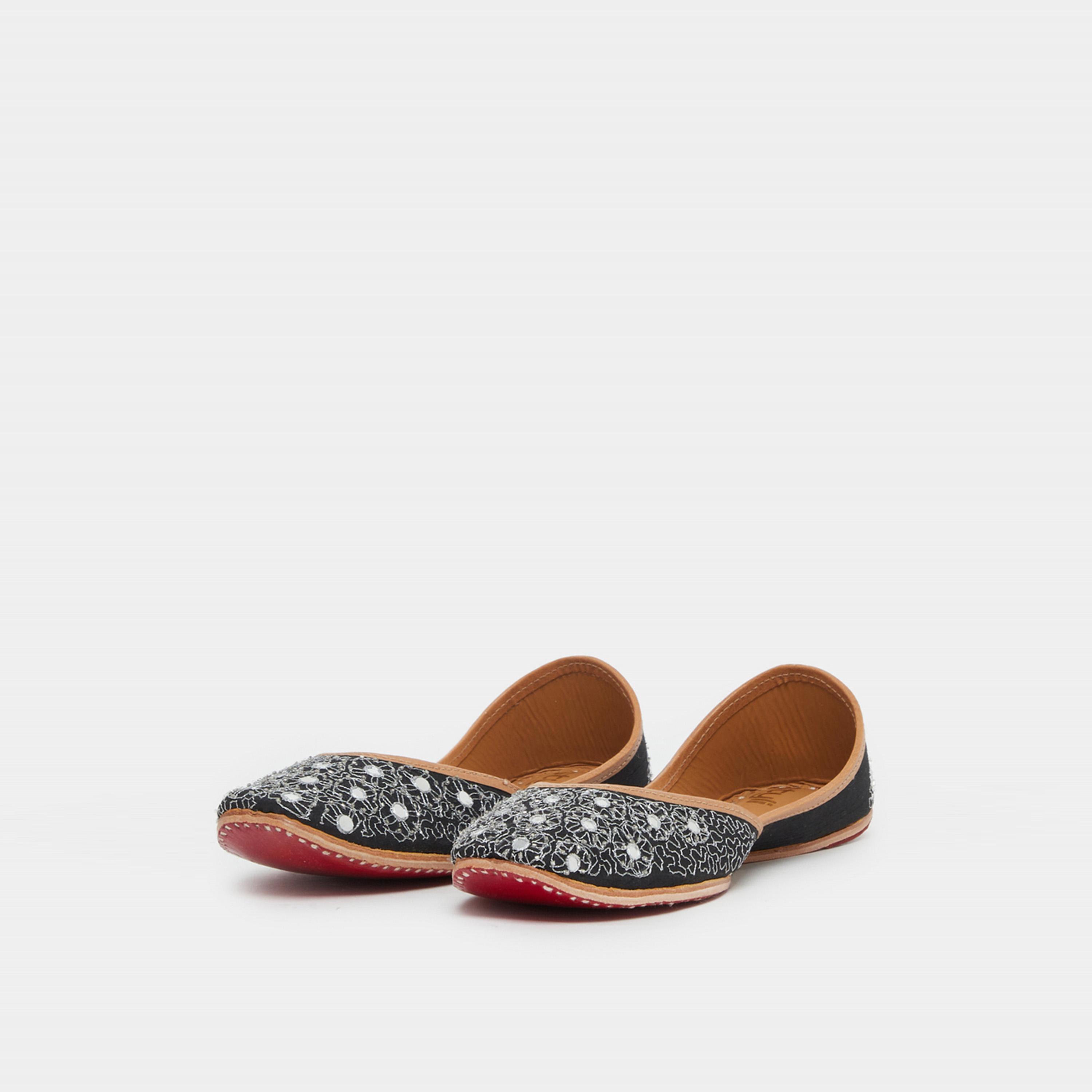 Styli Ethnic Embellished Flat Shoes-women-shoes-ballerinas-image-3