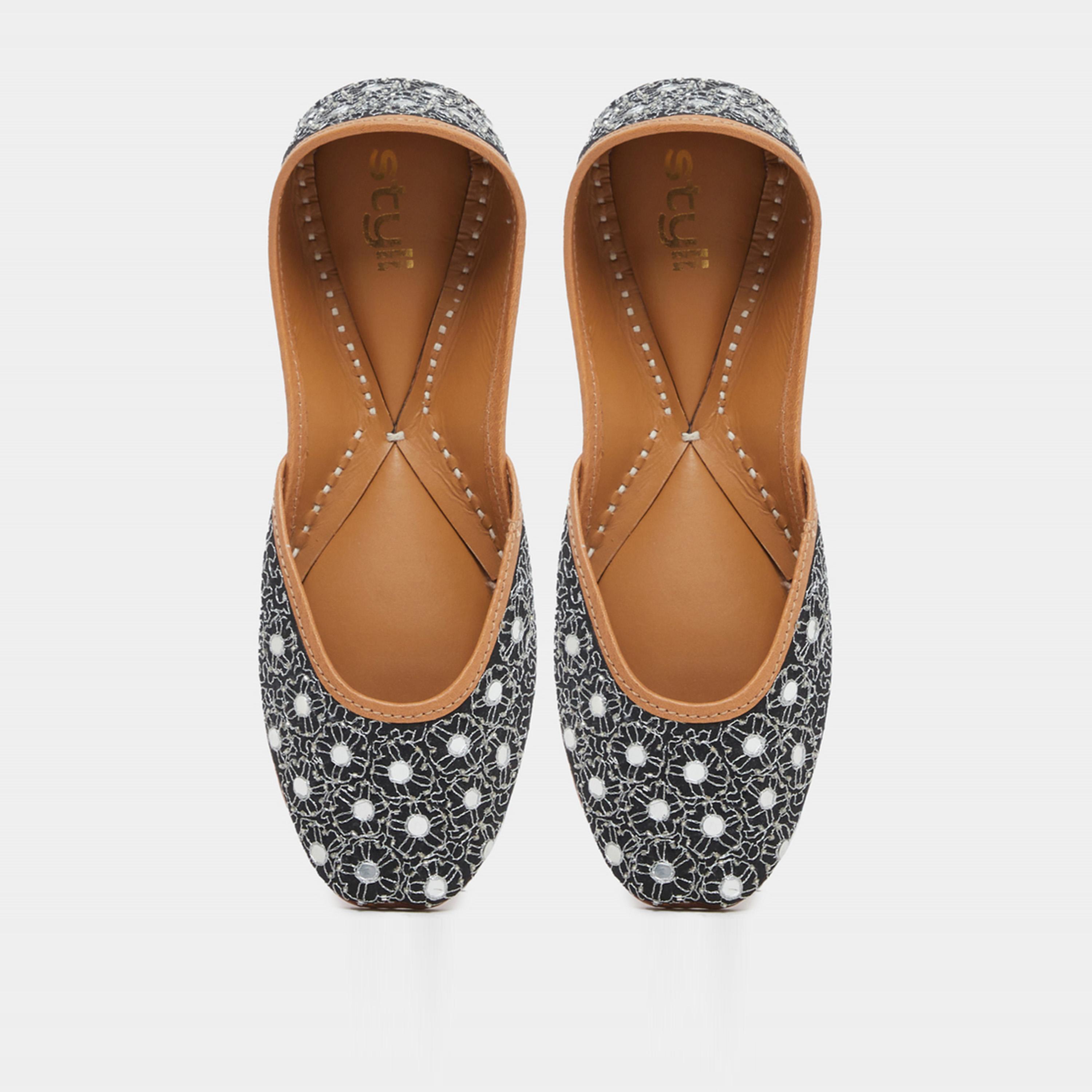Styli Ethnic Embellished Flat Shoes-women-shoes-ballerinas-image-6