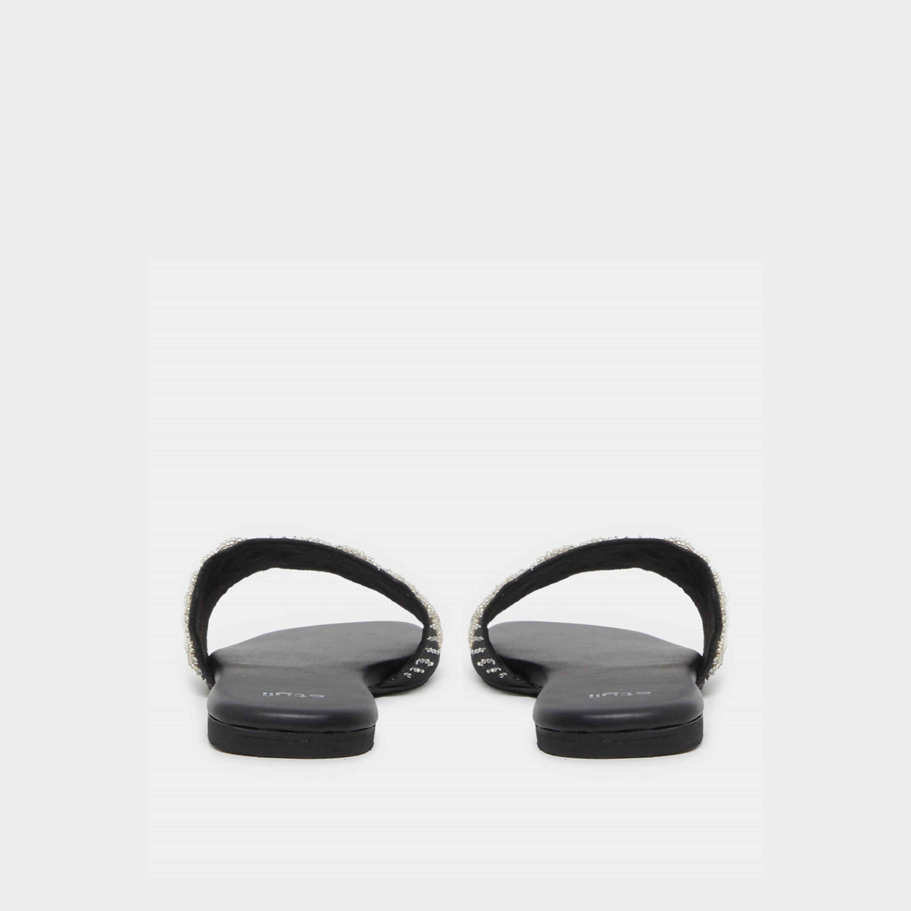 Styli Embellished Slip-On Flat Sandals-women-shoes-sandals-flats-image-5