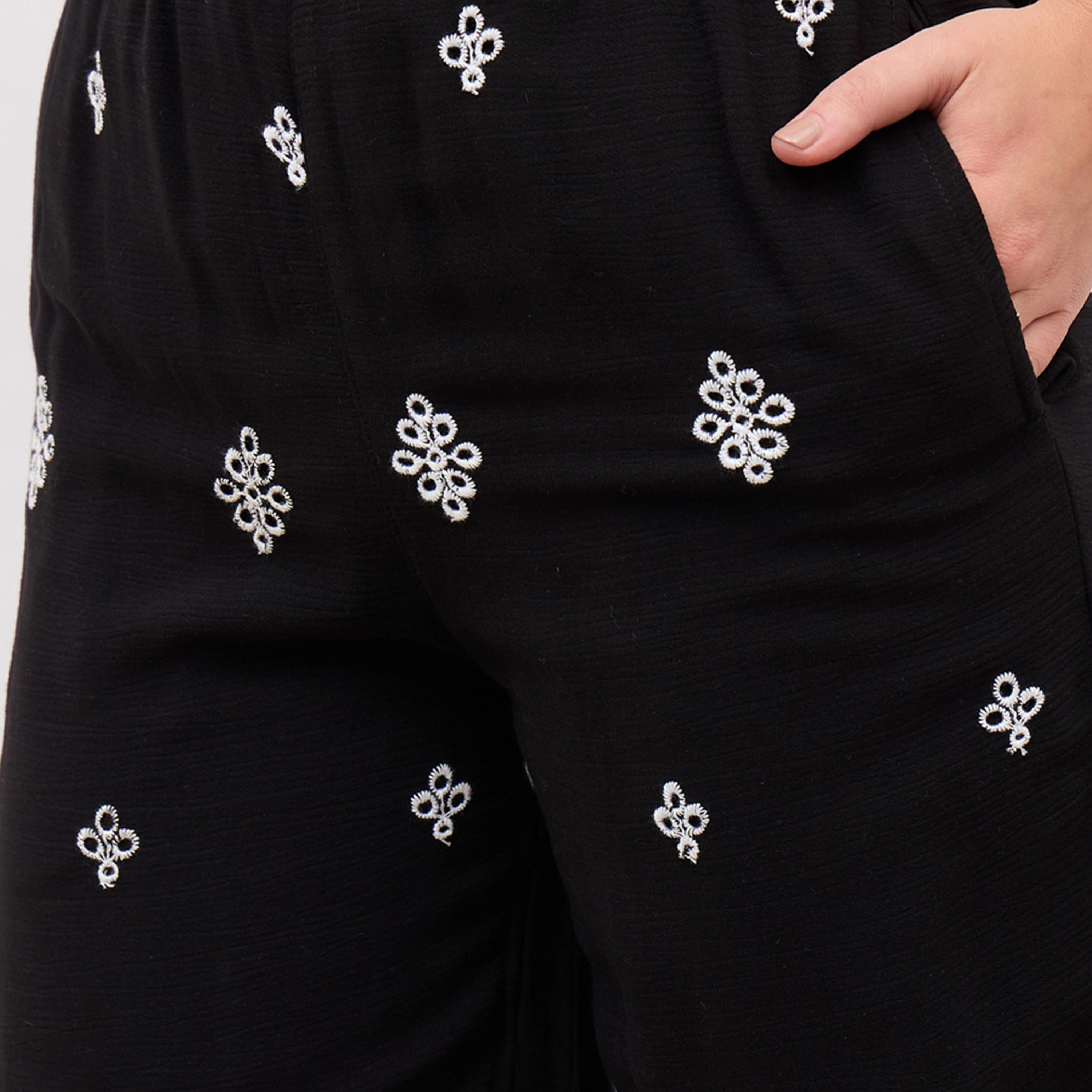 Styli Shiffli Long sleeve Shirt and Wide Leg Pants Co-Ords-women-clothing-coordsets-image-7