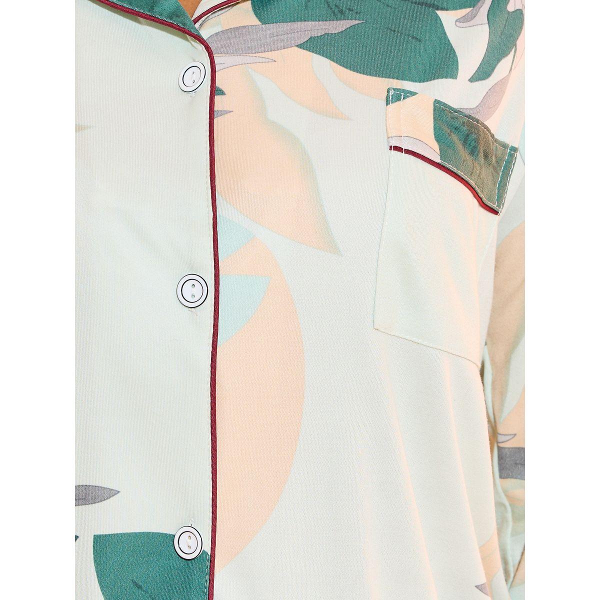 Take Two Printed Long Sleeve Shirt and Pyjama Set-women-clothing-nightwear-pyjamas-longsets-image-3