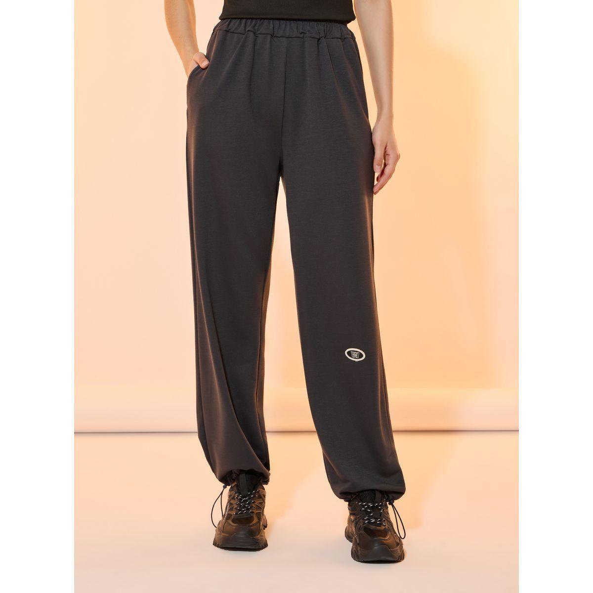 Take Two Solid Patch Detail Mid Rise Relaxed Fit Joggers-women-clothing-bottoms-joggers-image-3