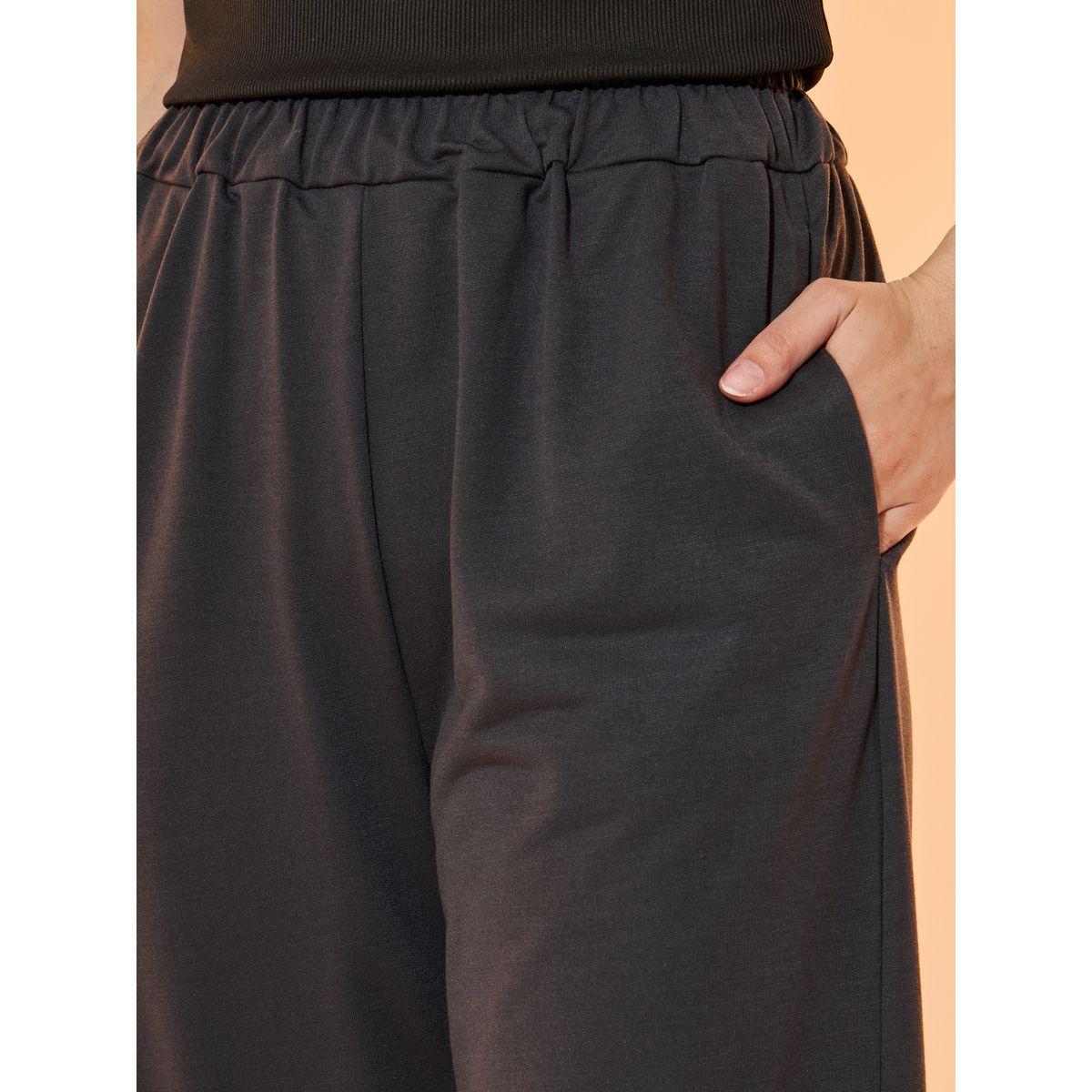 Take Two Solid Patch Detail Mid Rise Relaxed Fit Joggers-women-clothing-bottoms-joggers-image-4