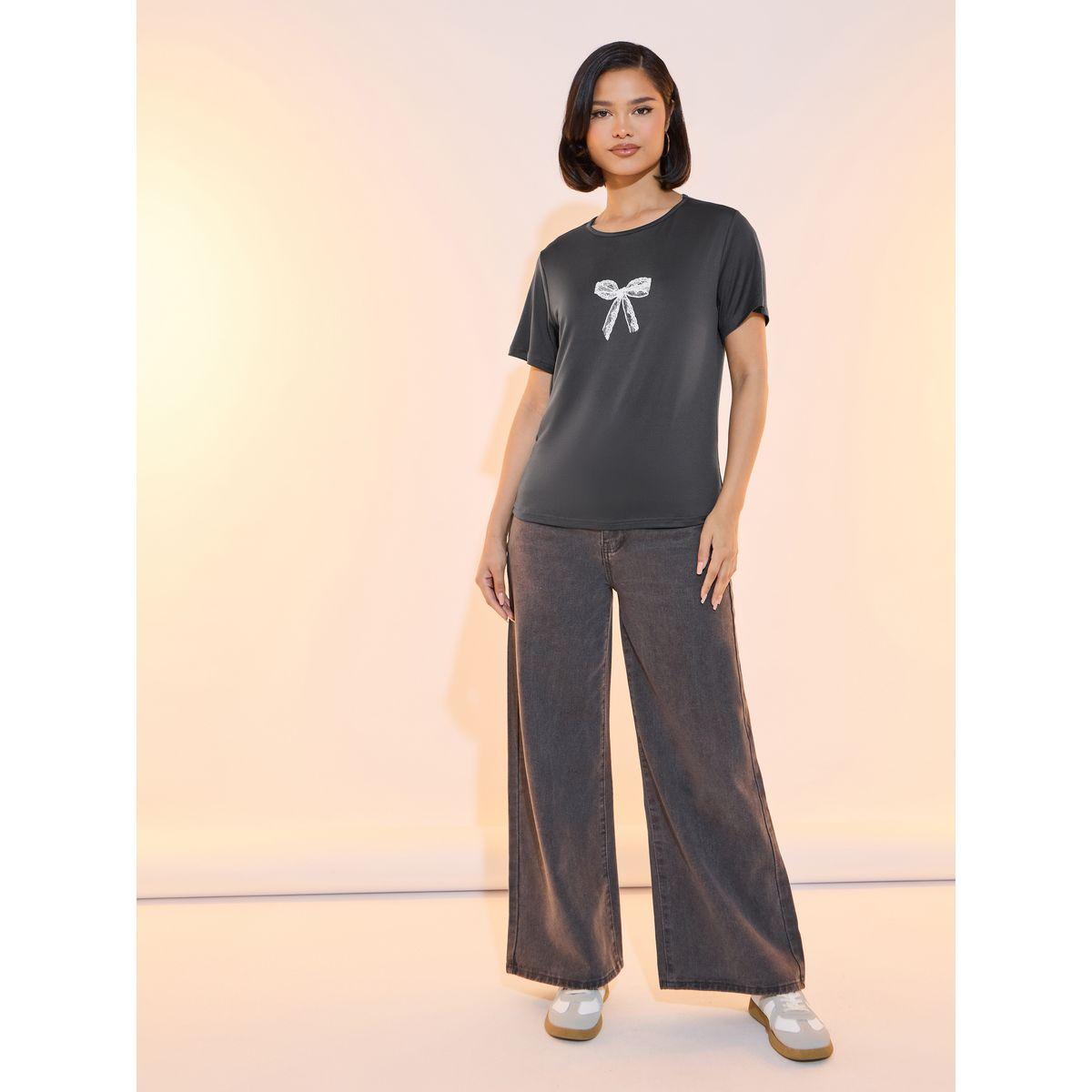 Take Two Graphic Print Round Neck Regular Fit T-Shirt-women-clothing-tshirts-image-2