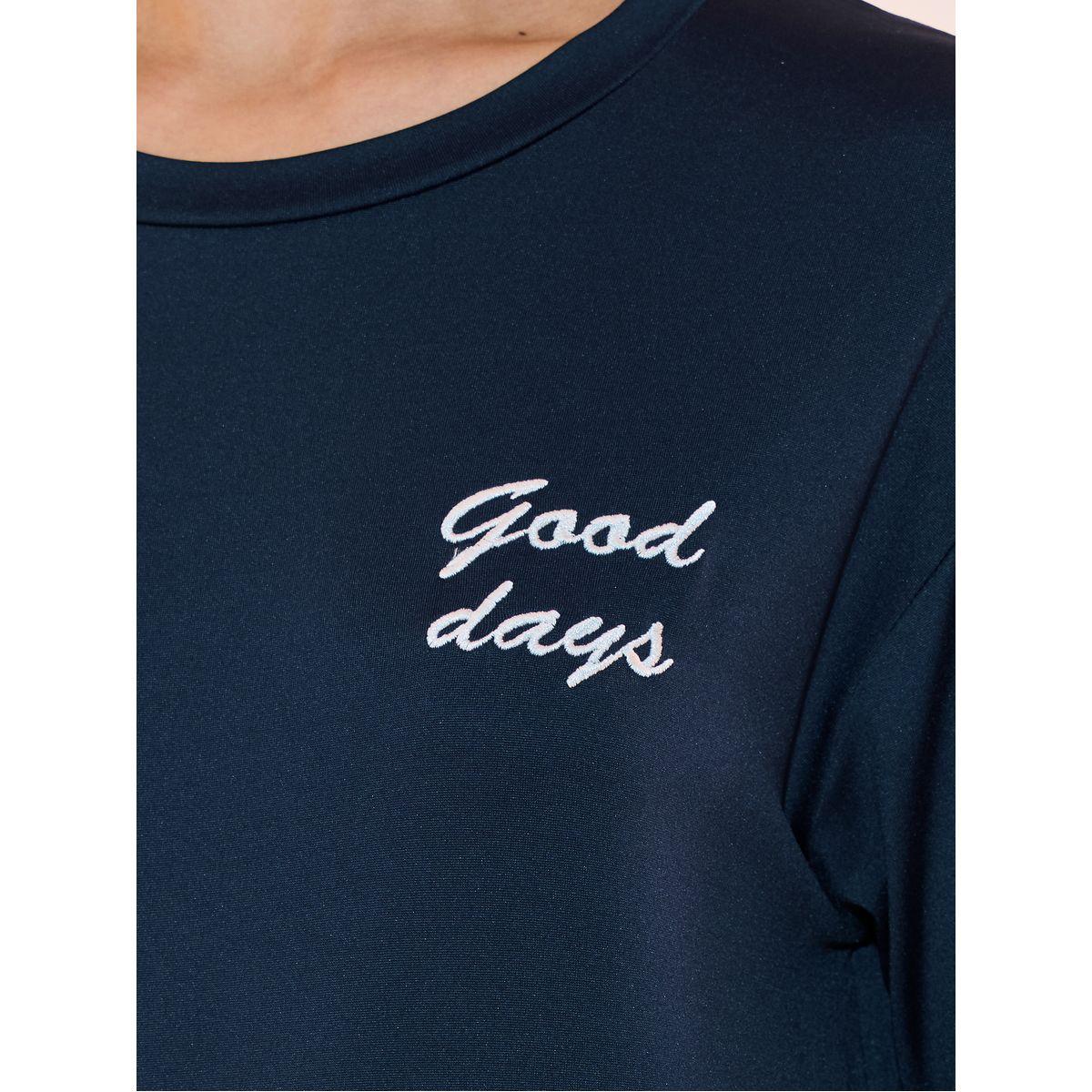 Take Two Embroidered Slogan Round Neck T-Shirt-women-clothing-tshirts-image-4