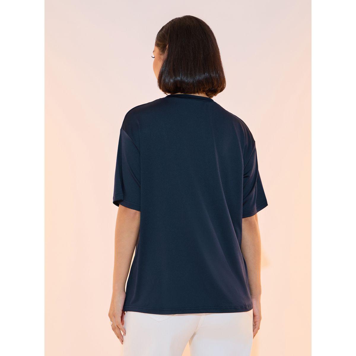 Take Two Embroidered Slogan Round Neck T-Shirt-women-clothing-tshirts-image-5