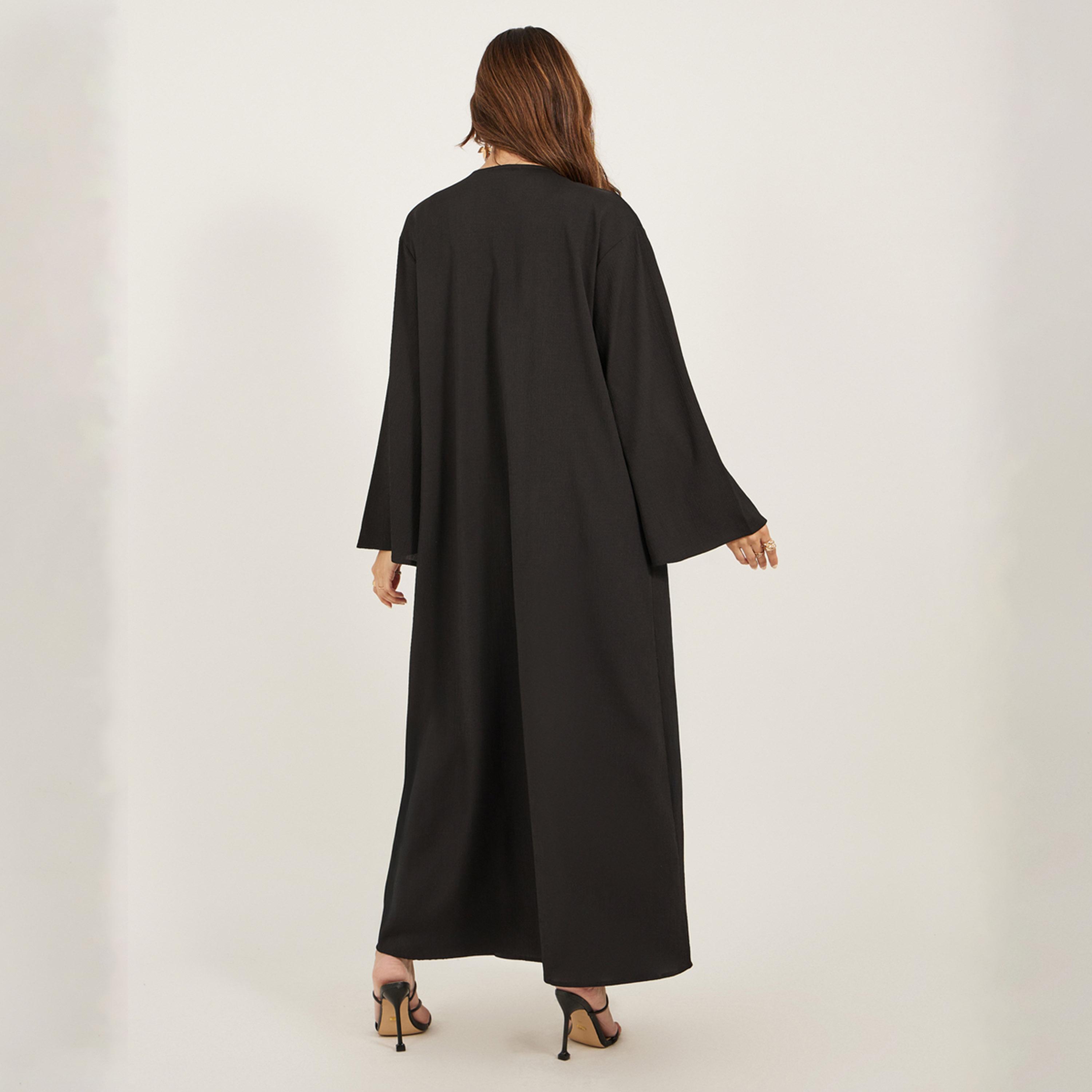 Styli Regular Fit Maxi Kimono with Side Slit Detail-women-clothing-shirtsandblouses-shirts-image-5