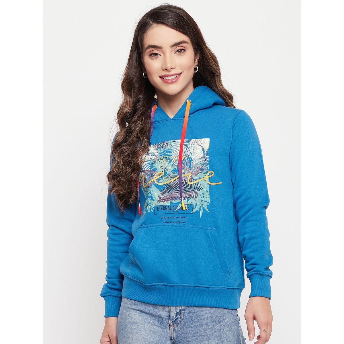 Duke X Styli  Tropical Graphic Print Front Pocket Hoodie-women-clothing-hoodiesandsweatshirts-hoodies-image-1