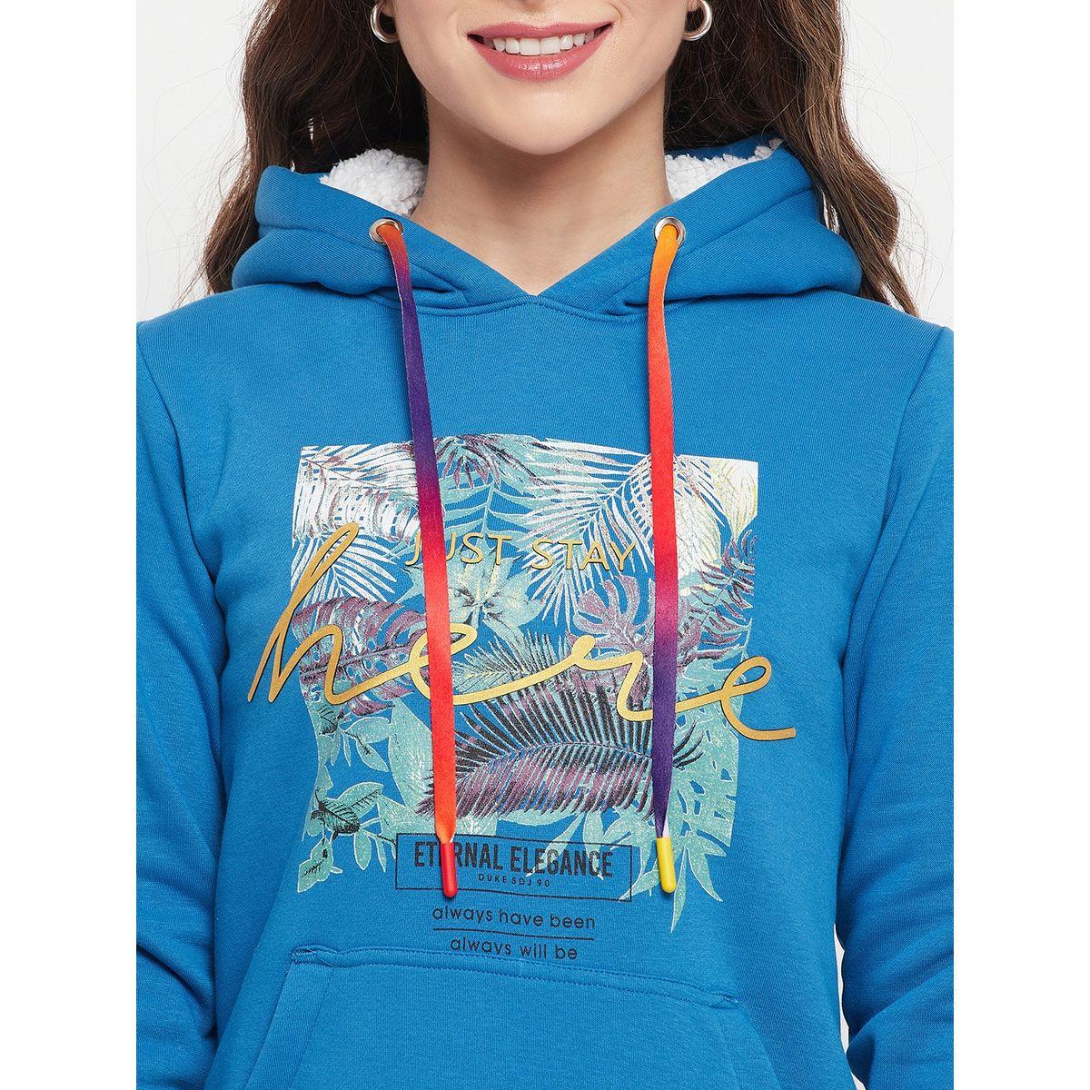 هودي بطبعة استوائية وجيب أمامي ديوك × ستايلي-women-clothing-hoodiesandsweatshirts-hoodies-image-5