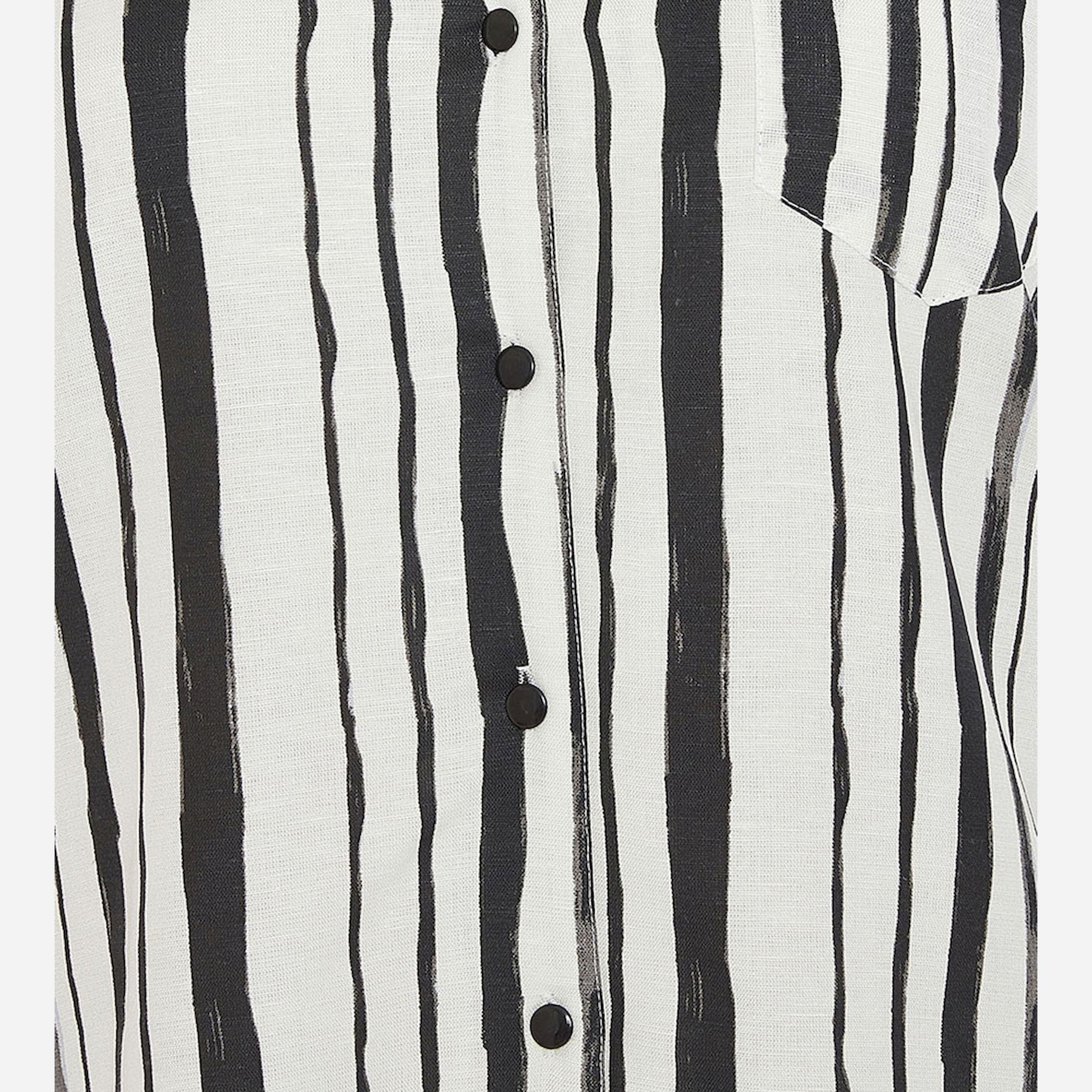 Clovia X Styli Striped Button Down Shirt And Pyjama Set-women-clothing-nightwear-pyjamas-longsets-image-6