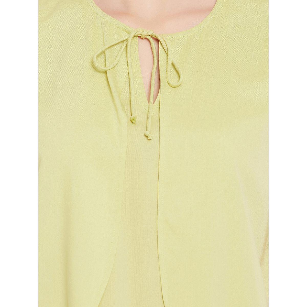 Clovia Frill Overlay Sleeveless Top & Pyjama Set-women-clothing-nightwear-pyjamas-longsets-image-6