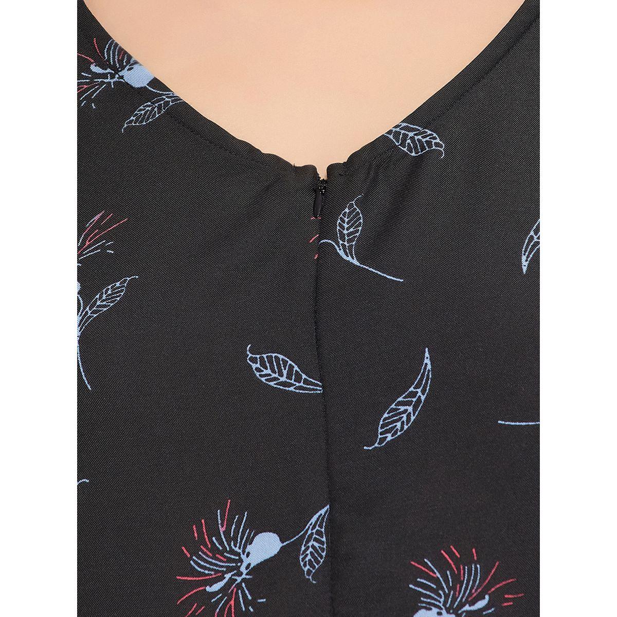 Clovia X Styli  Cotton Floral Print V Neck Nightdress-women-clothing-nightwear-robes-image-7