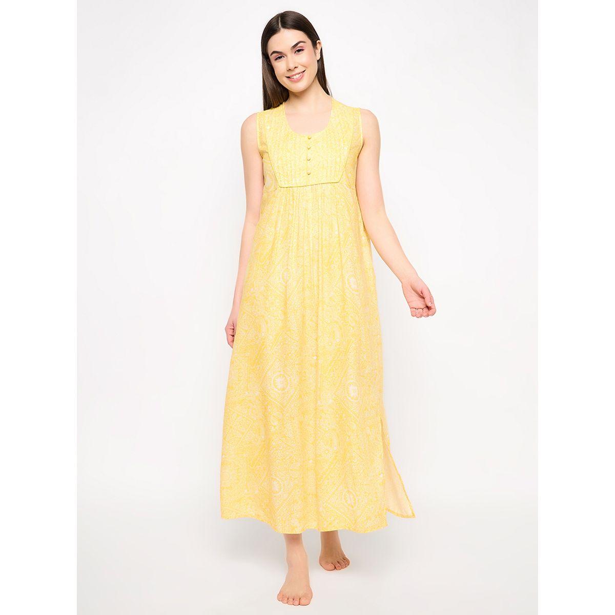 قميص نوم بلا أكمام بطبعة بيزلي-women-clothing-nightwear-nighties-image-3