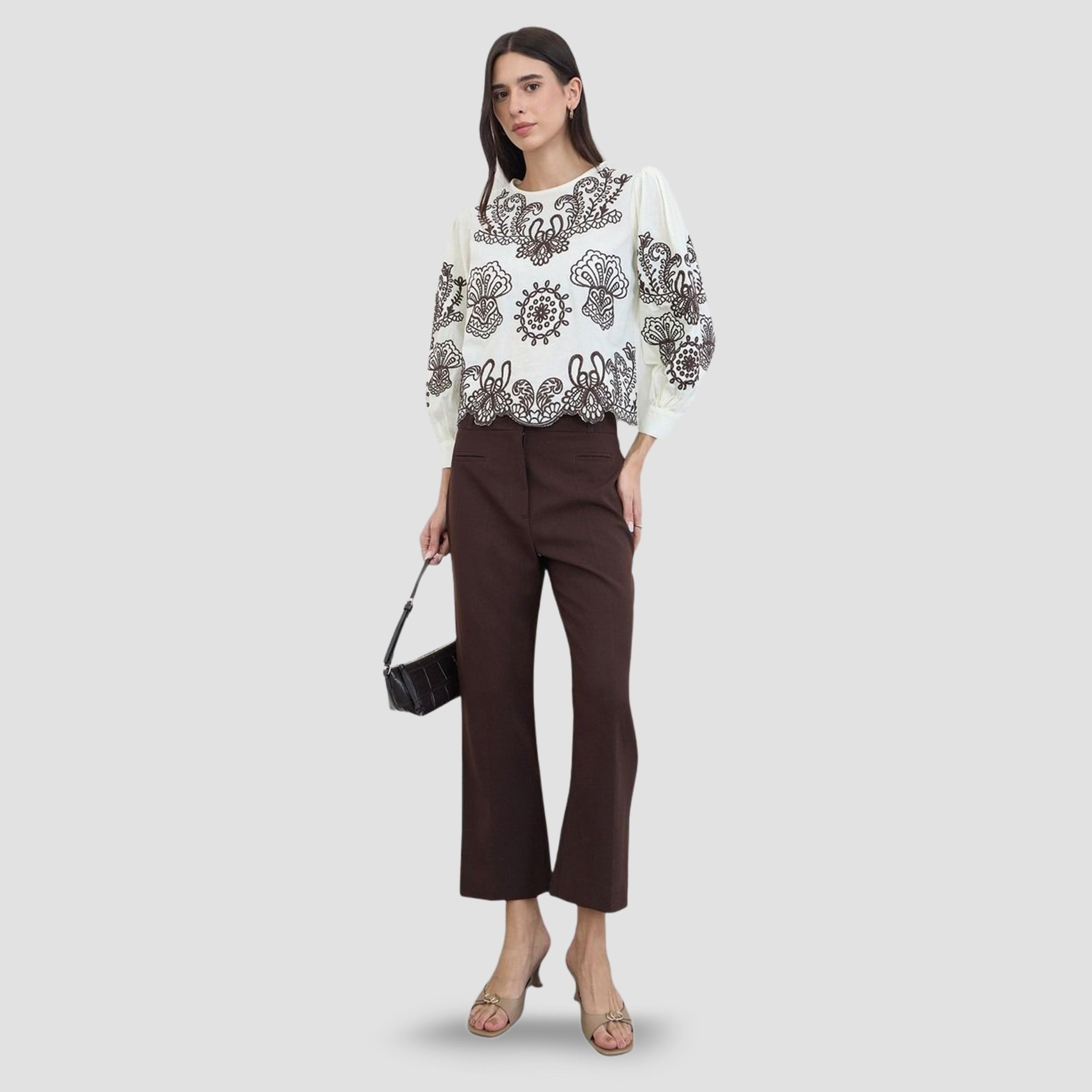 بلوزة مطرزة بحافة صدفيّة أوف وايت-women-clothing-shirtsandblouses-blouses-image-2