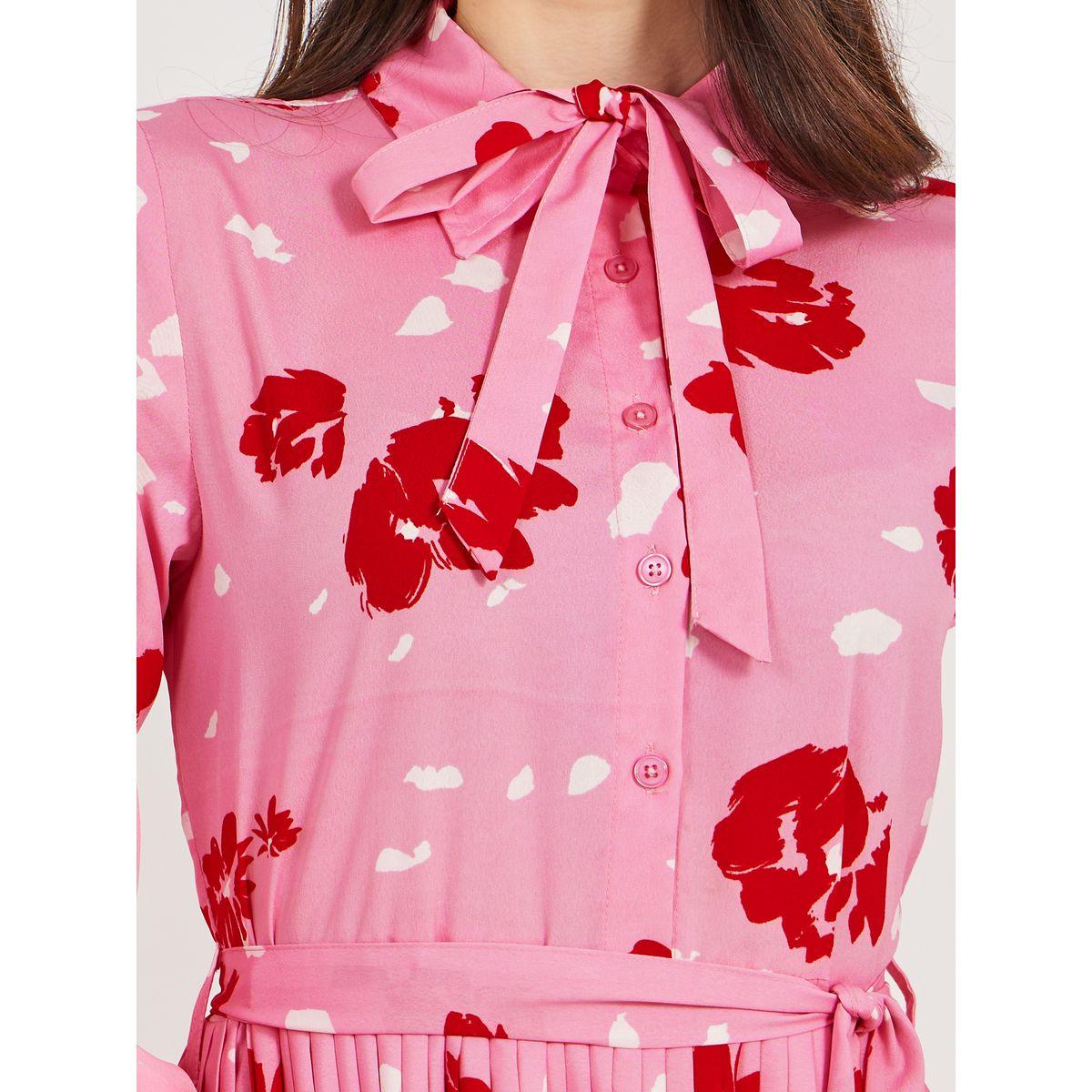 Styli All-Over Floral Print Pleated A-Line Maxi Dress-women-clothing-dresses-image-5