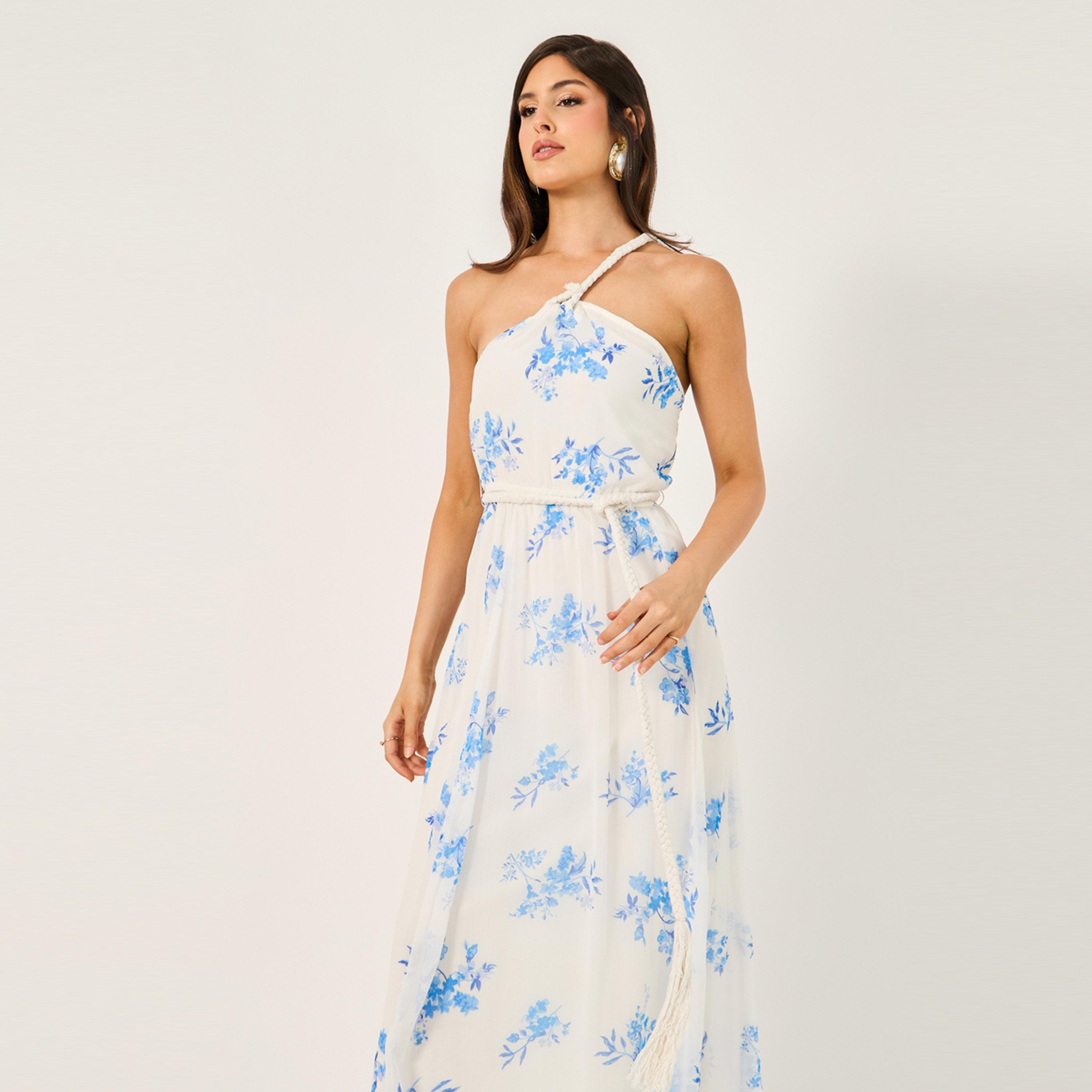 فيشود ستايلي - فستان ماكسي متعدد الطبقات بطبعة زهور-women-clothing-dresses-image-2