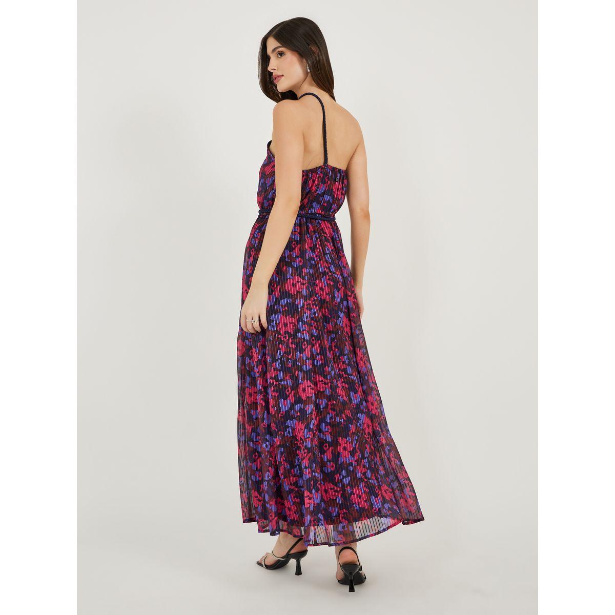 فستان طويل بطبعة زهور مع حمالة كتف-women-clothing-dresses-image-5