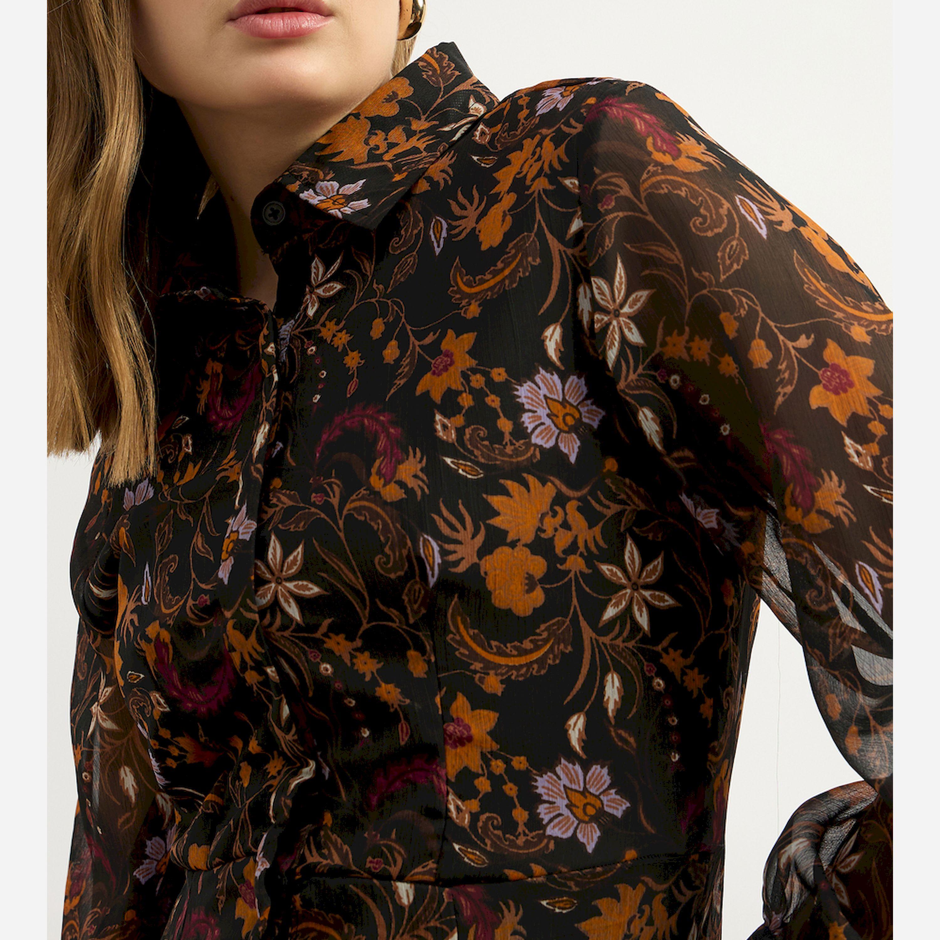 Styli Floral Print Long Sleeves Shirt Maxi Dress-women-clothing-dresses-image-4
