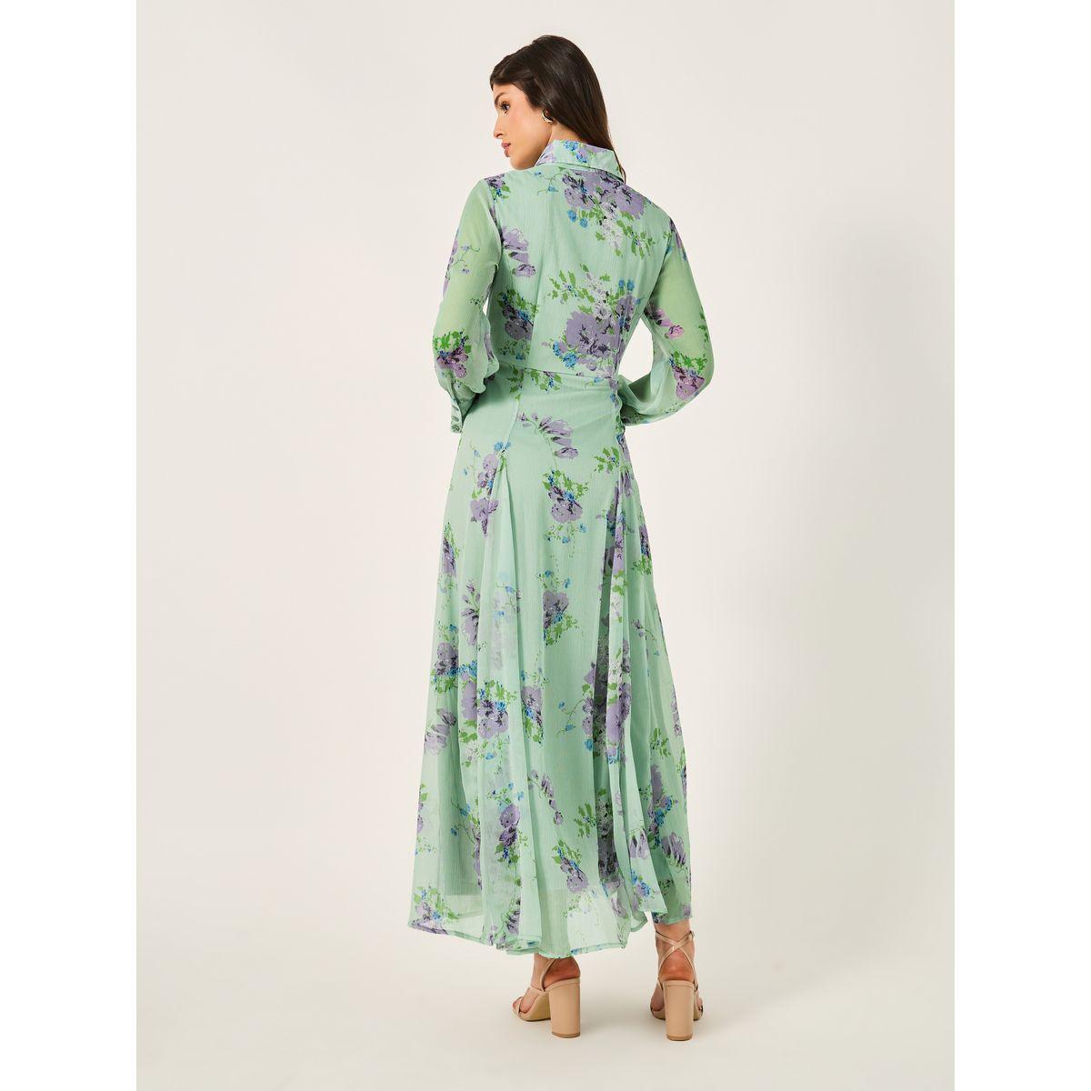 فستان طويل بطبعة زهور وأكمام طويلة-women-clothing-dresses-image-6