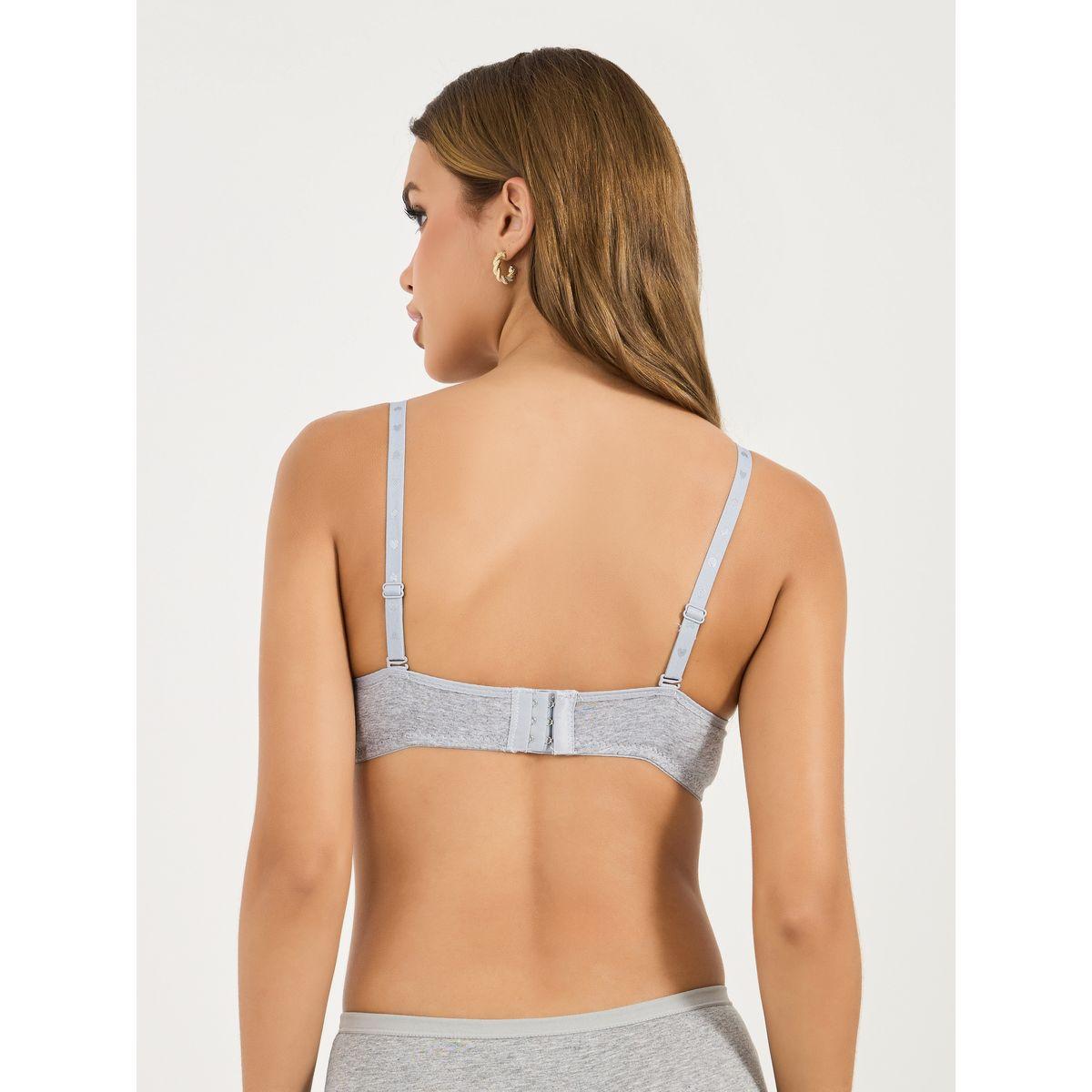 Styli Pack of 2 - Padded Non Wired T-Shirt Bra-women-clothing-lingerie-bras-image-5