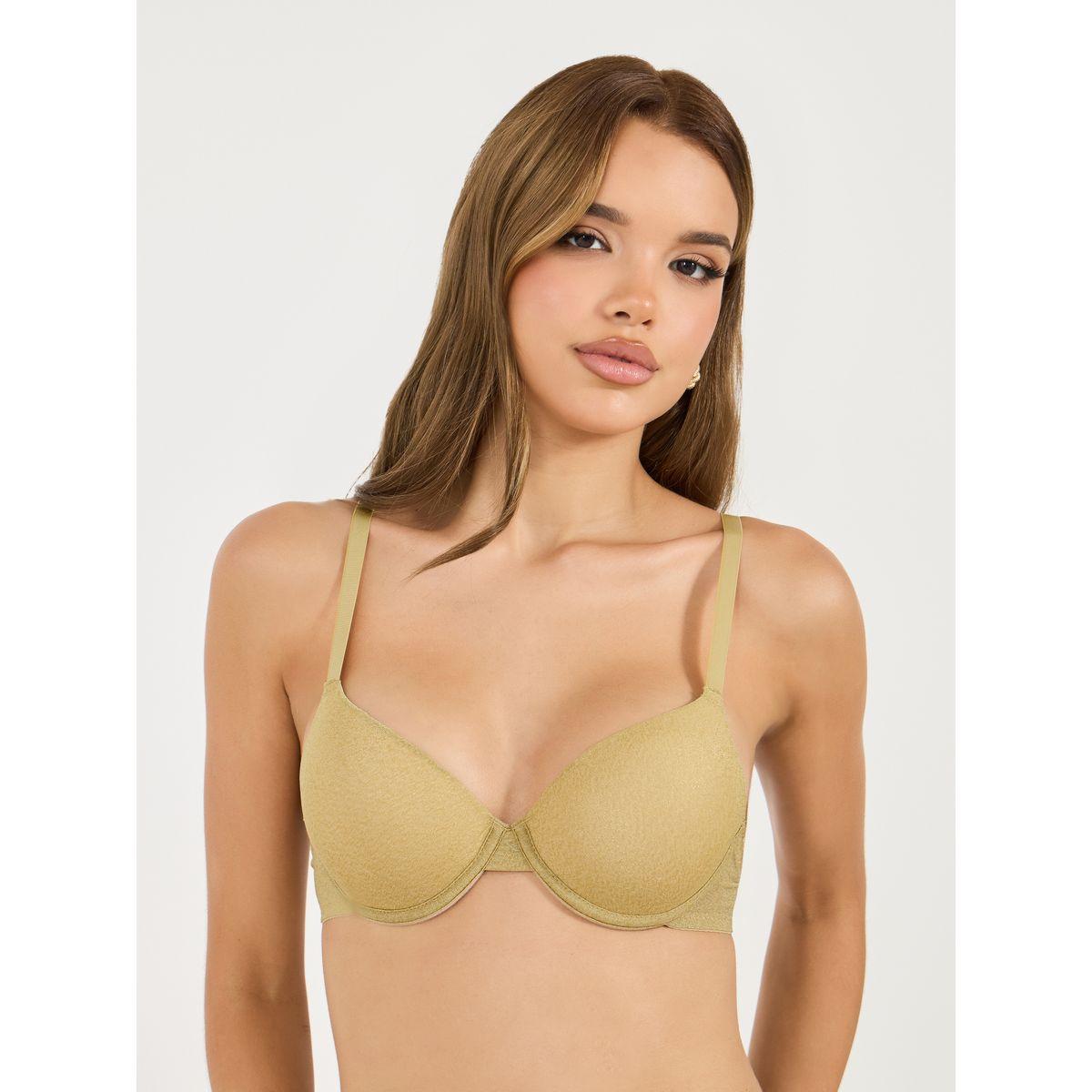 Styli Pack of 2 - Padded Wired Glitter T-Shirt Bra-women-clothing-lingerie-bras-image-6