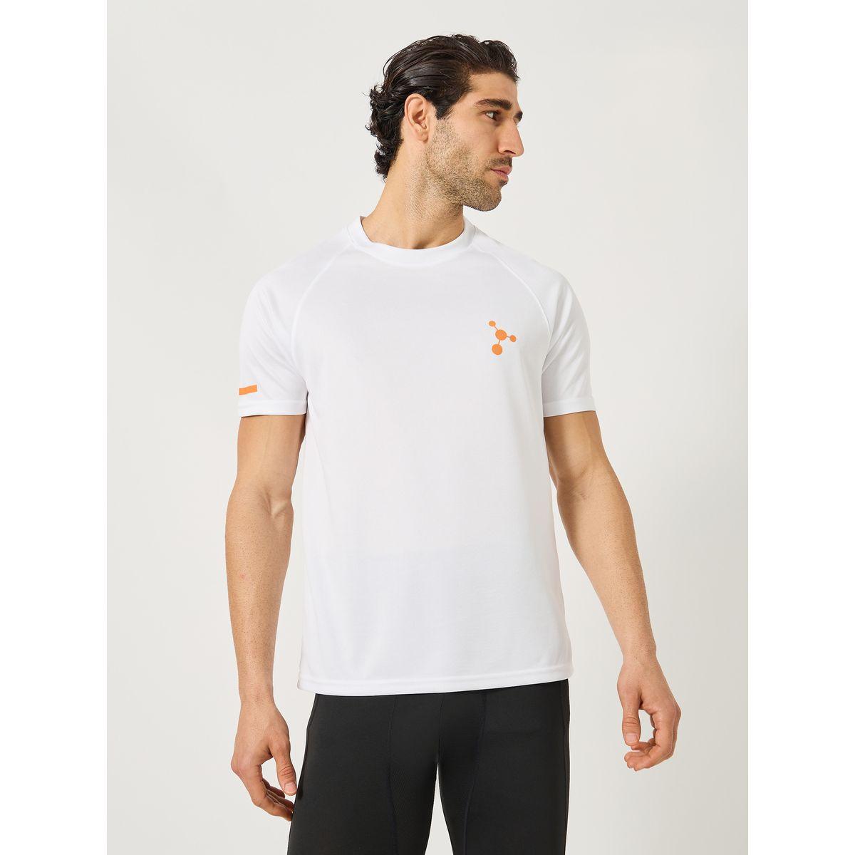 Styli Neon Print Micro Dot Raglan Fit Workout T-Shirt-men-clothing-sportswearandactivewear-tshirtsandpolos-image-1