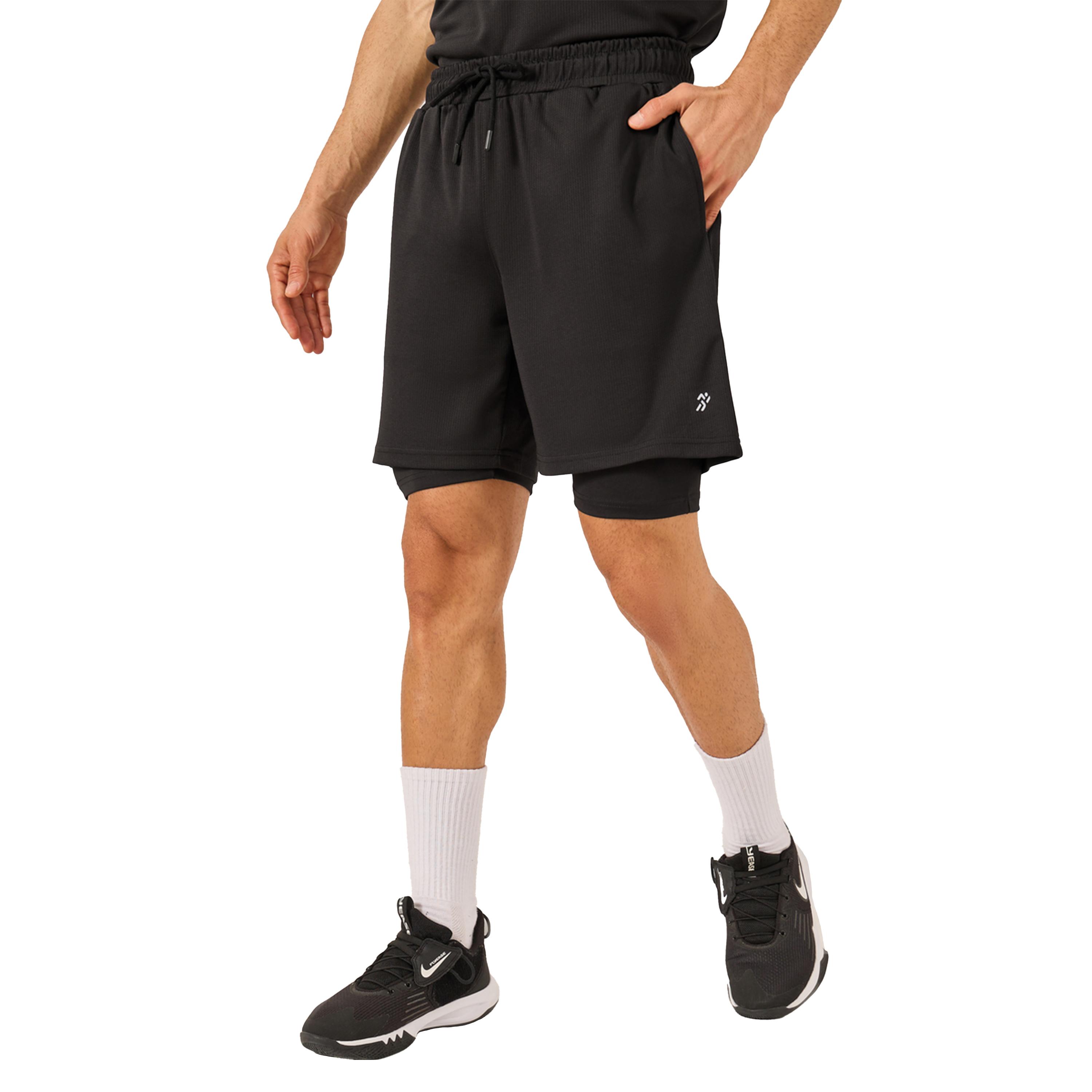 Styli Minimal Printed Mesh T-Shirt and 2in1 Shorts Set-men-clothing-sportswearandactivewear-tracksuits-image-4
