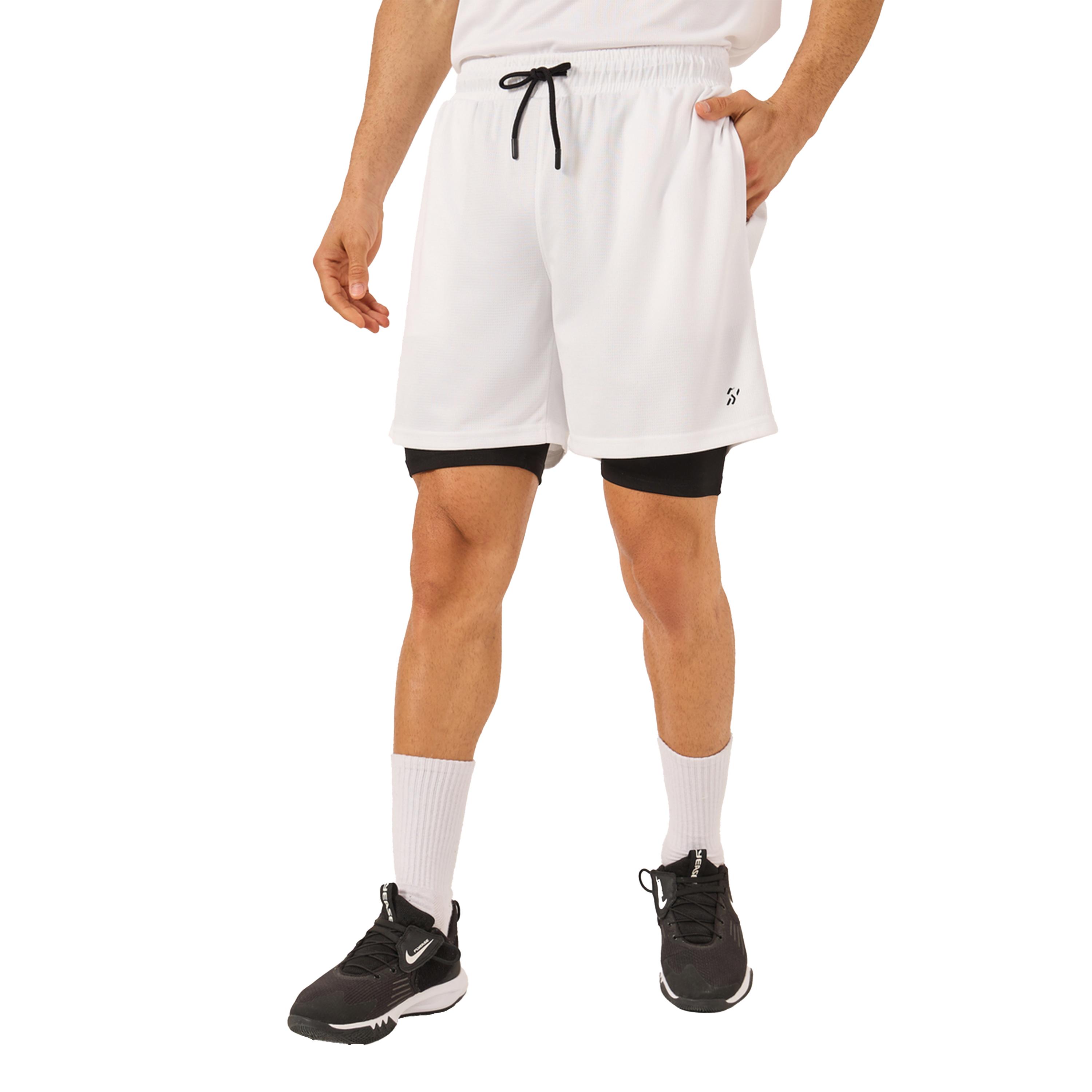 ستايلي - طقم تي شيرت شبكي مطبوع بسيط مع شورت 2 في 1-men-clothing-sportswearandactivewear-tracksuits-image-4