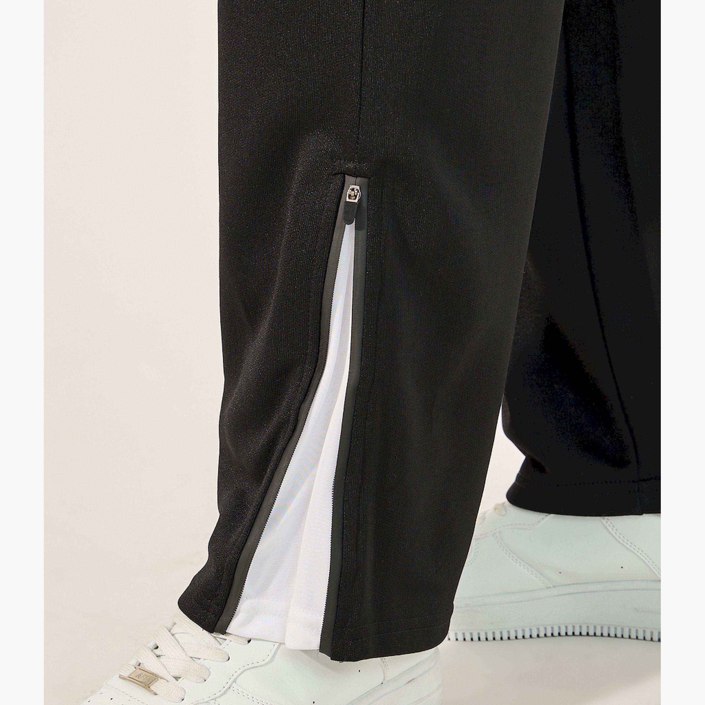ستايلي - بنطال رياضي مريح مع تفاصيل سحاب وفتحة جانبية-men-clothing-sportswearandactivewear-bottoms-joggers-image-4