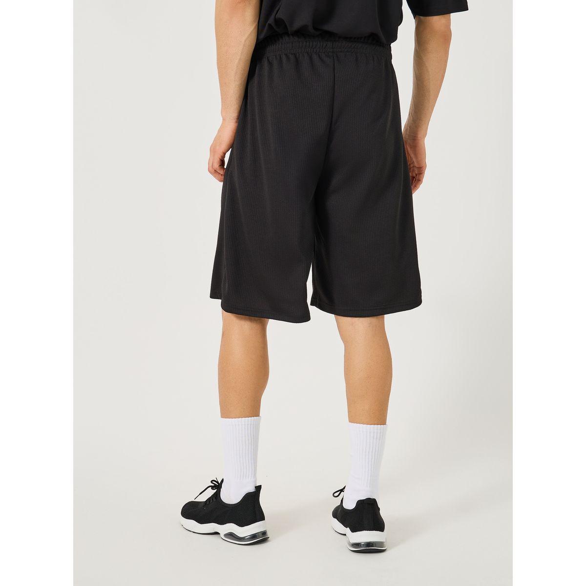 Styli Mesh Insert Oversized Training Shorts with Badge Detail-men-clothing-sportswearandactivewear-bottoms-image-5