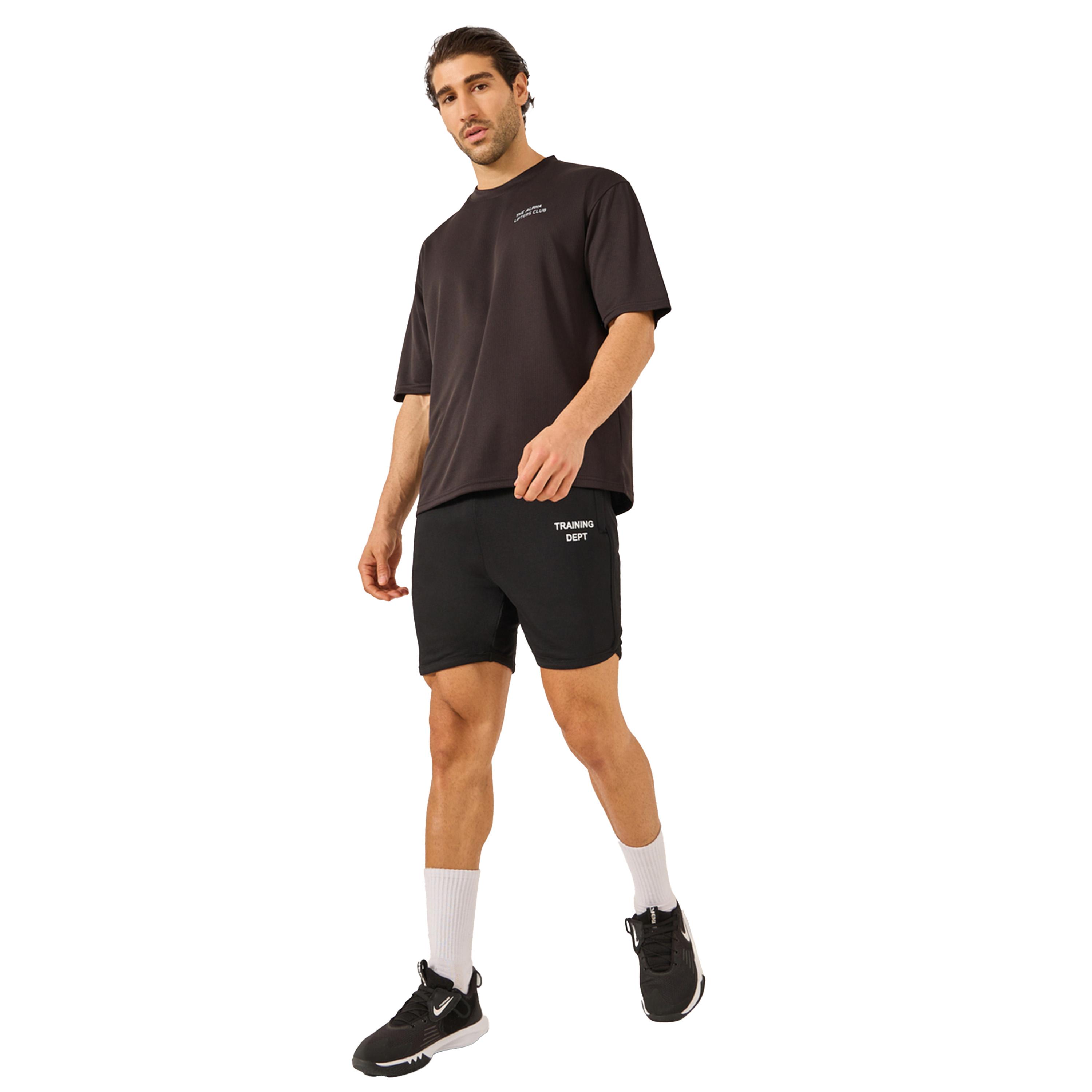 Styli Fleece Cycling Shorts with Drawstring-men-clothing-sportswearandactivewear-bottoms-image-2
