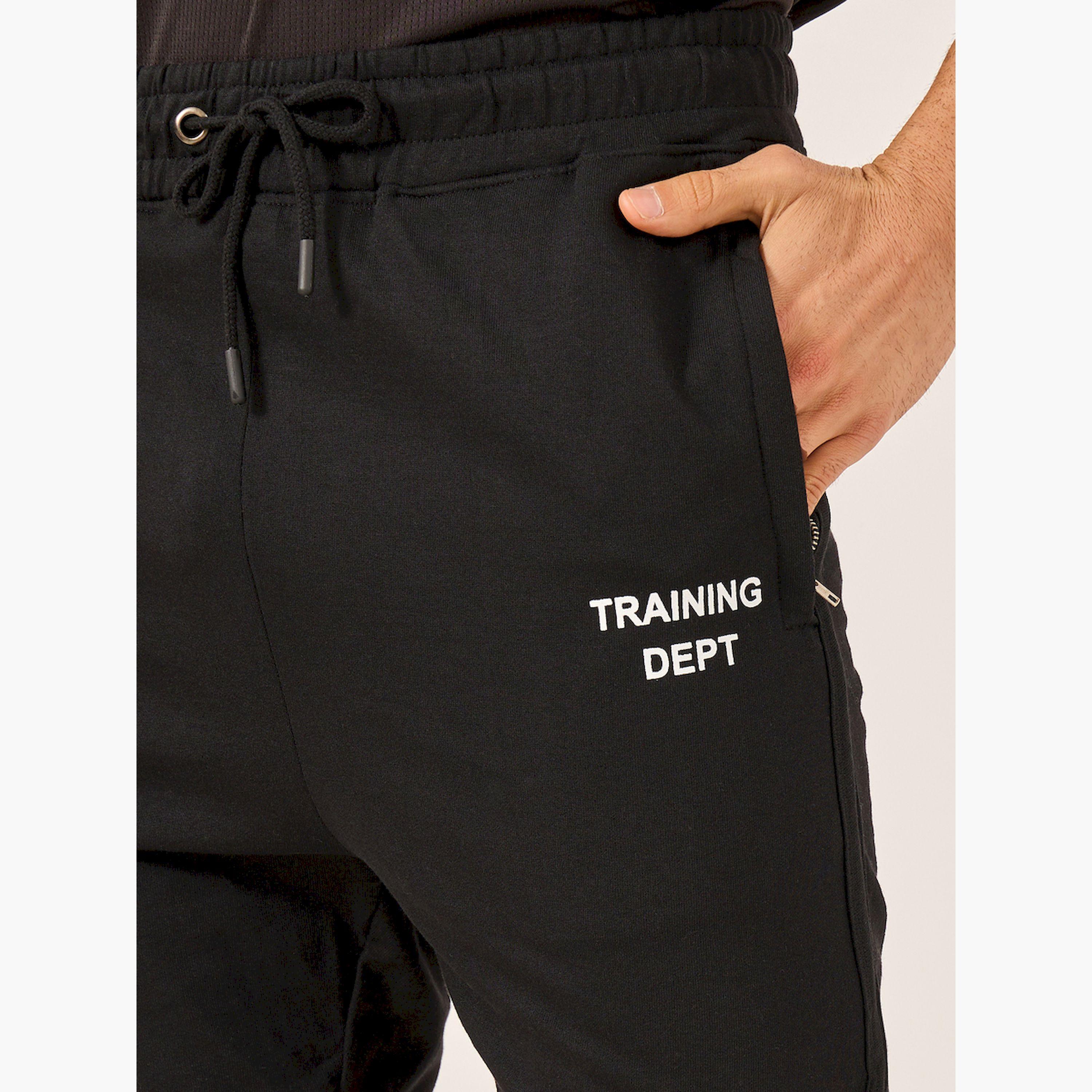 Styli Fleece Cycling Shorts with Drawstring-men-clothing-sportswearandactivewear-bottoms-image-3