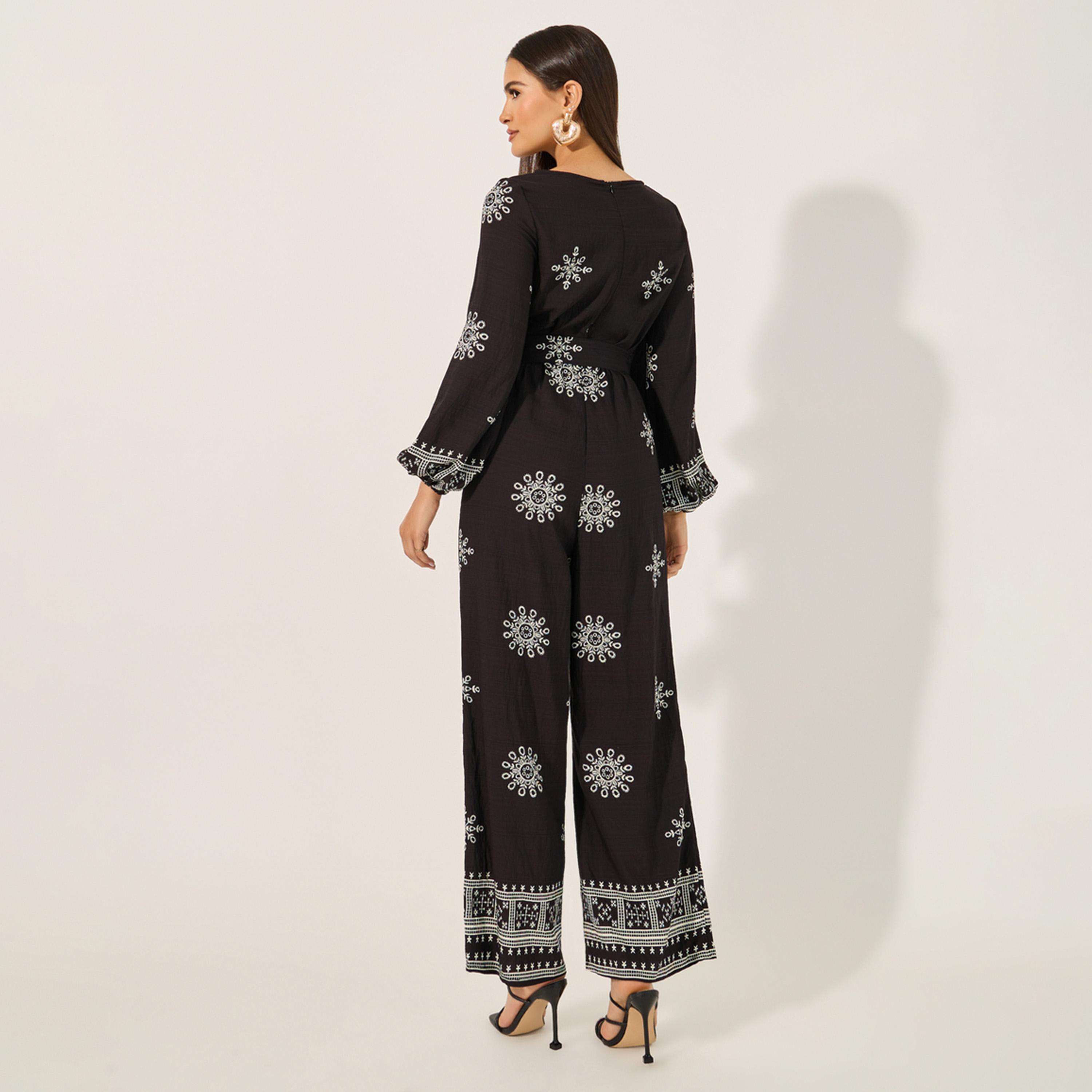 Styli All Over Printed Printed Jumpsuit In Straight Legged Fit-women-clothing-jumpsuits-image-4