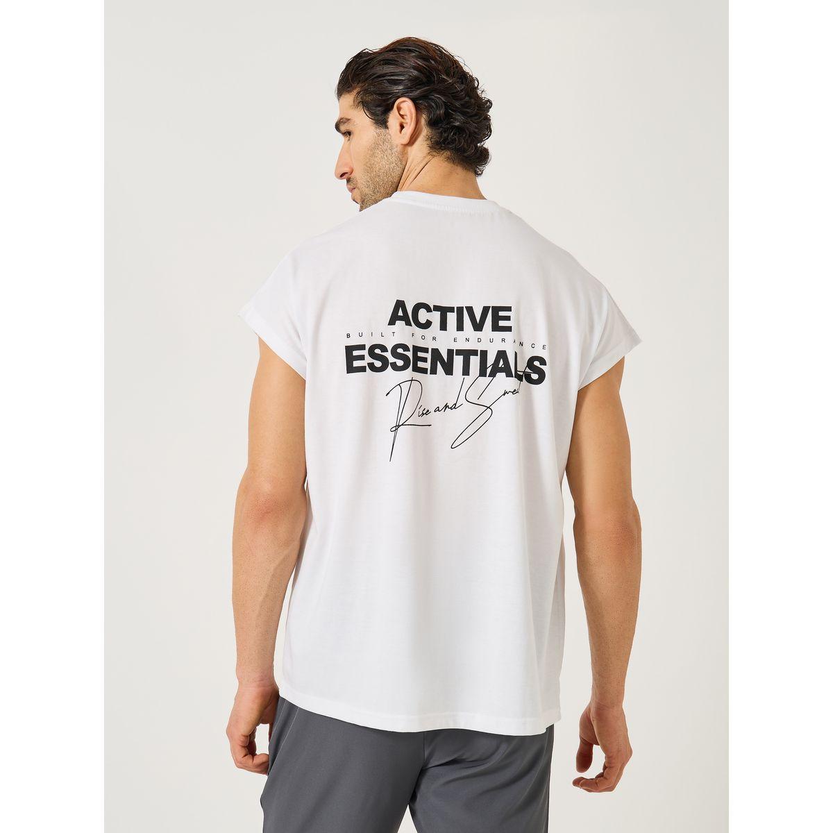 Styli Slogan Print Oversized Training T-Shirt-men-clothing-sportswearandactivewear-tshirtsandpolos-image-5