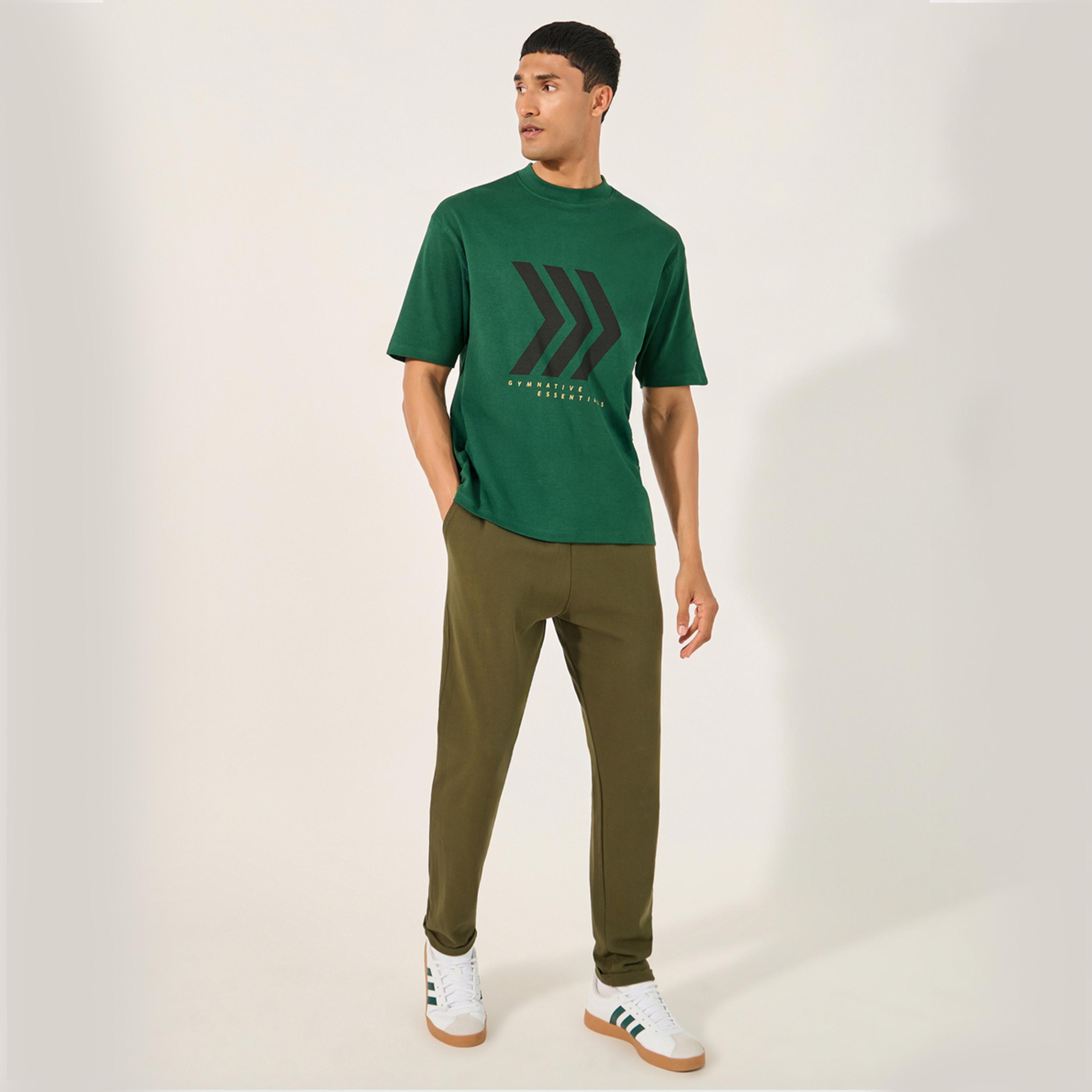 Styli Graphic Print Crew Neck T-Shirt-men-clothing-sportswearandactivewear-tshirtsandpolos-image-2