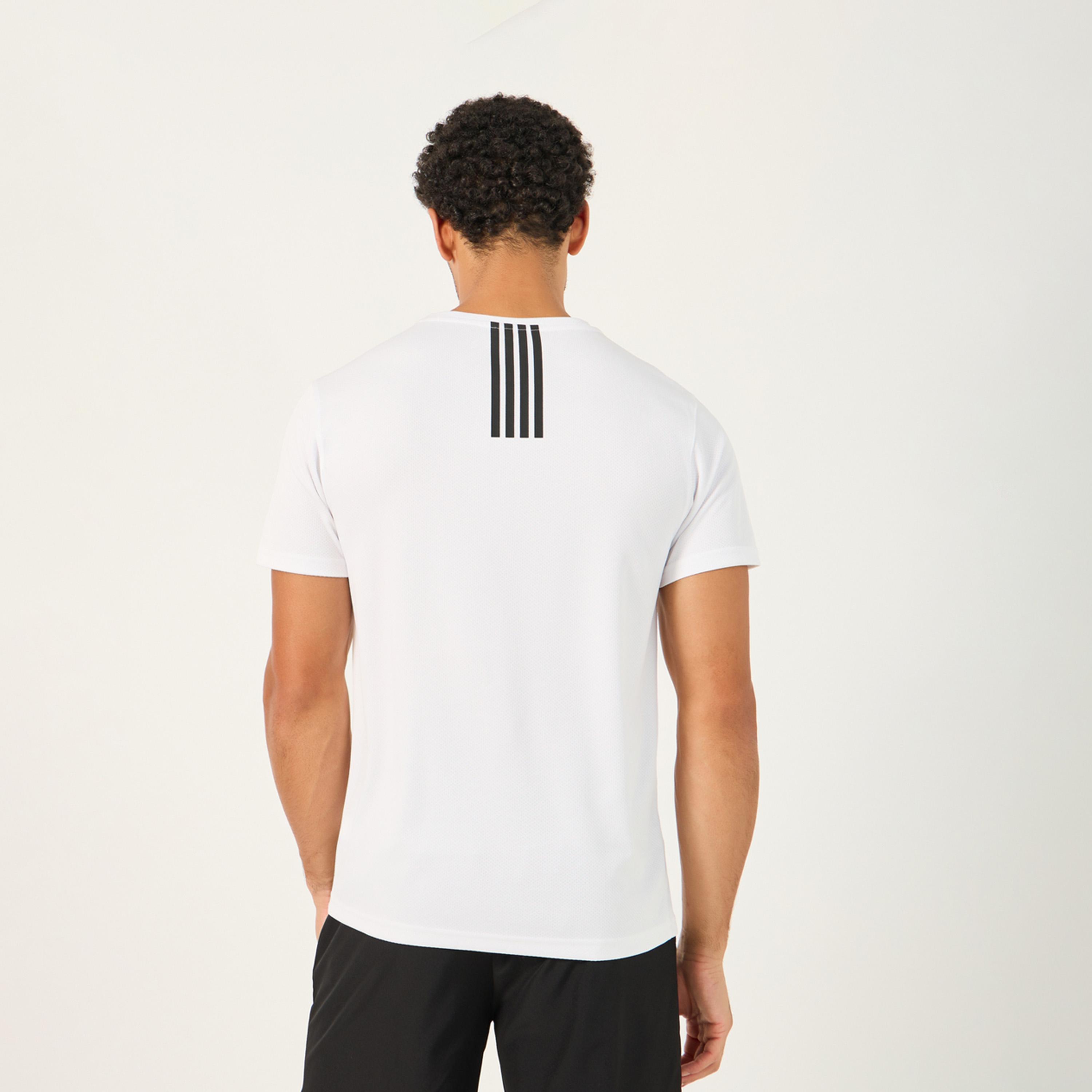 Styli Textured Logo Print Back Striped Detail T-Shirt-men-clothing-sportswearandactivewear-tshirtsandpolos-image-4