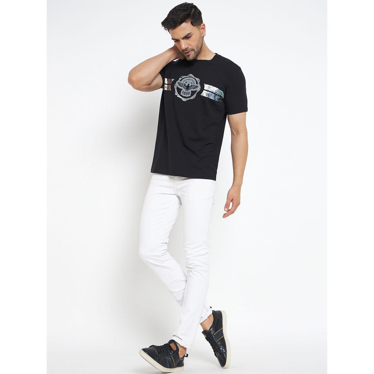 Duke X Styli  Round Neck Foil Print T-Shirt-men-clothing-tshirtsandpolos-tshirts-image-4