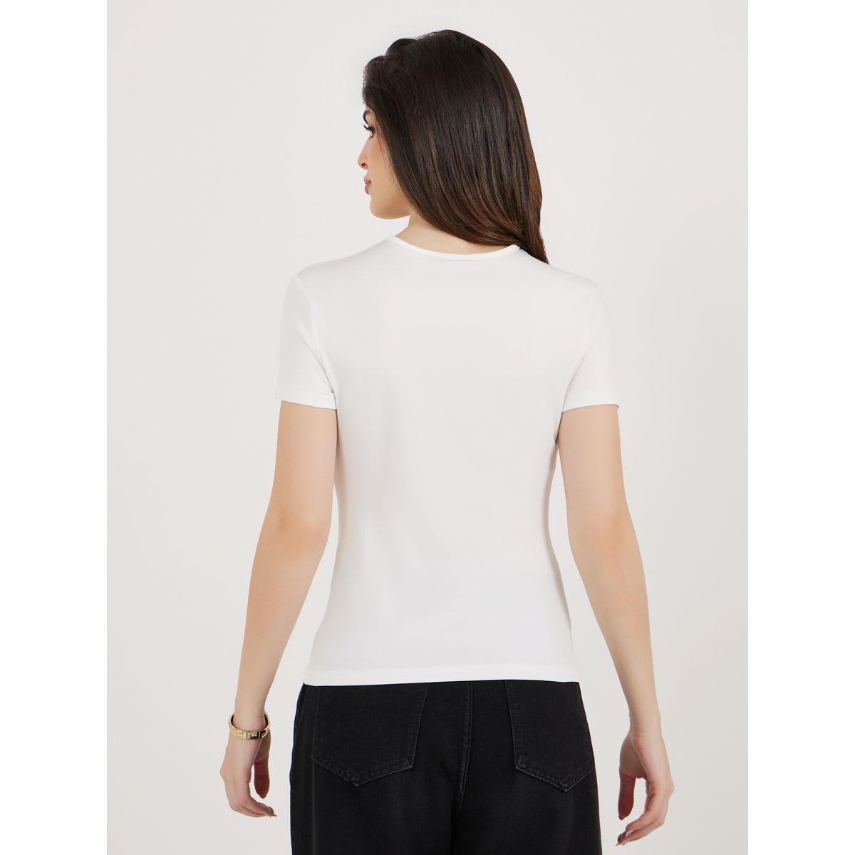Styli Round Neck Bow Detail Fitted T-Shirt-women-clothing-tshirts-image-5