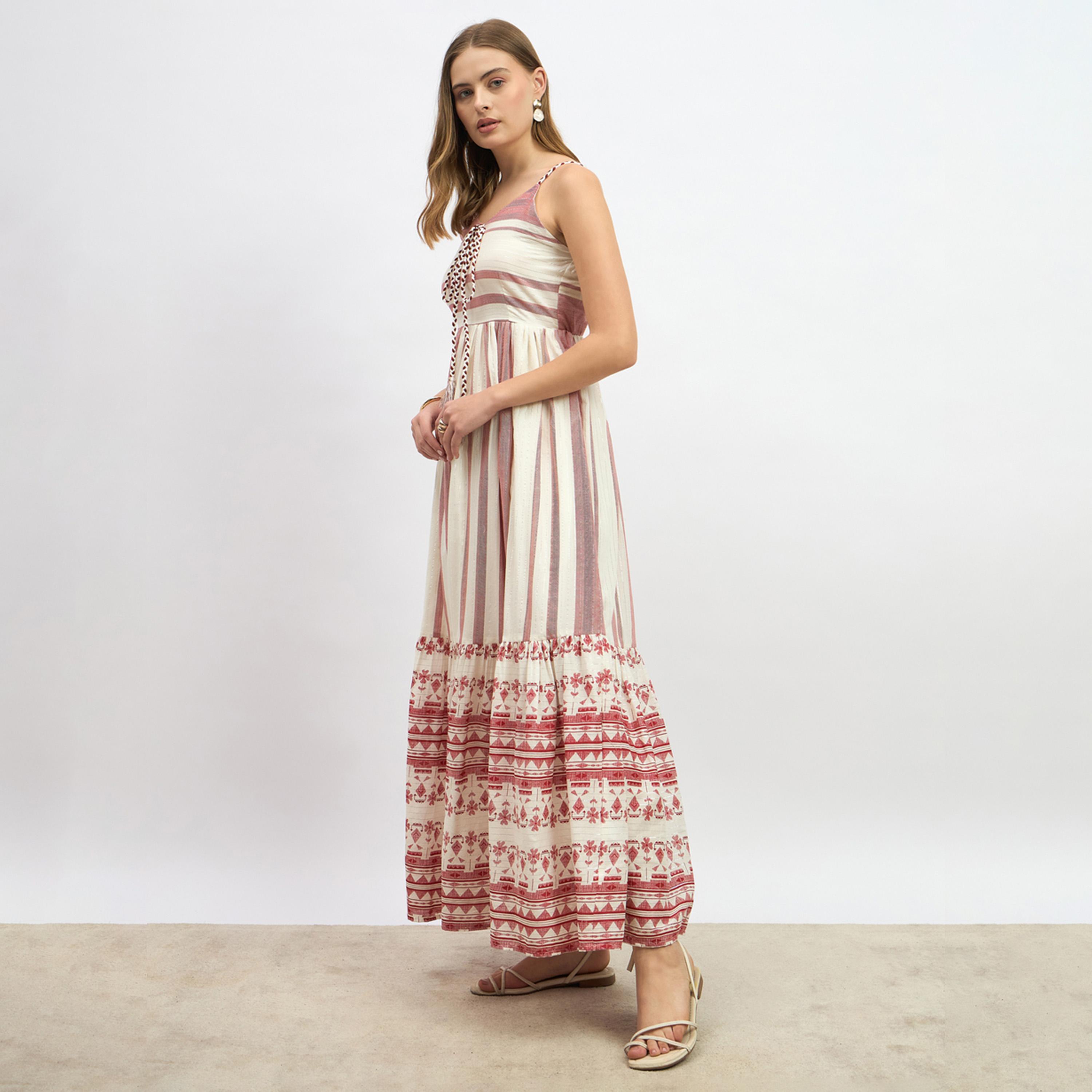 Styli Striped Strappy Tiered Maxi Dress-women-clothing-dresses-image-3