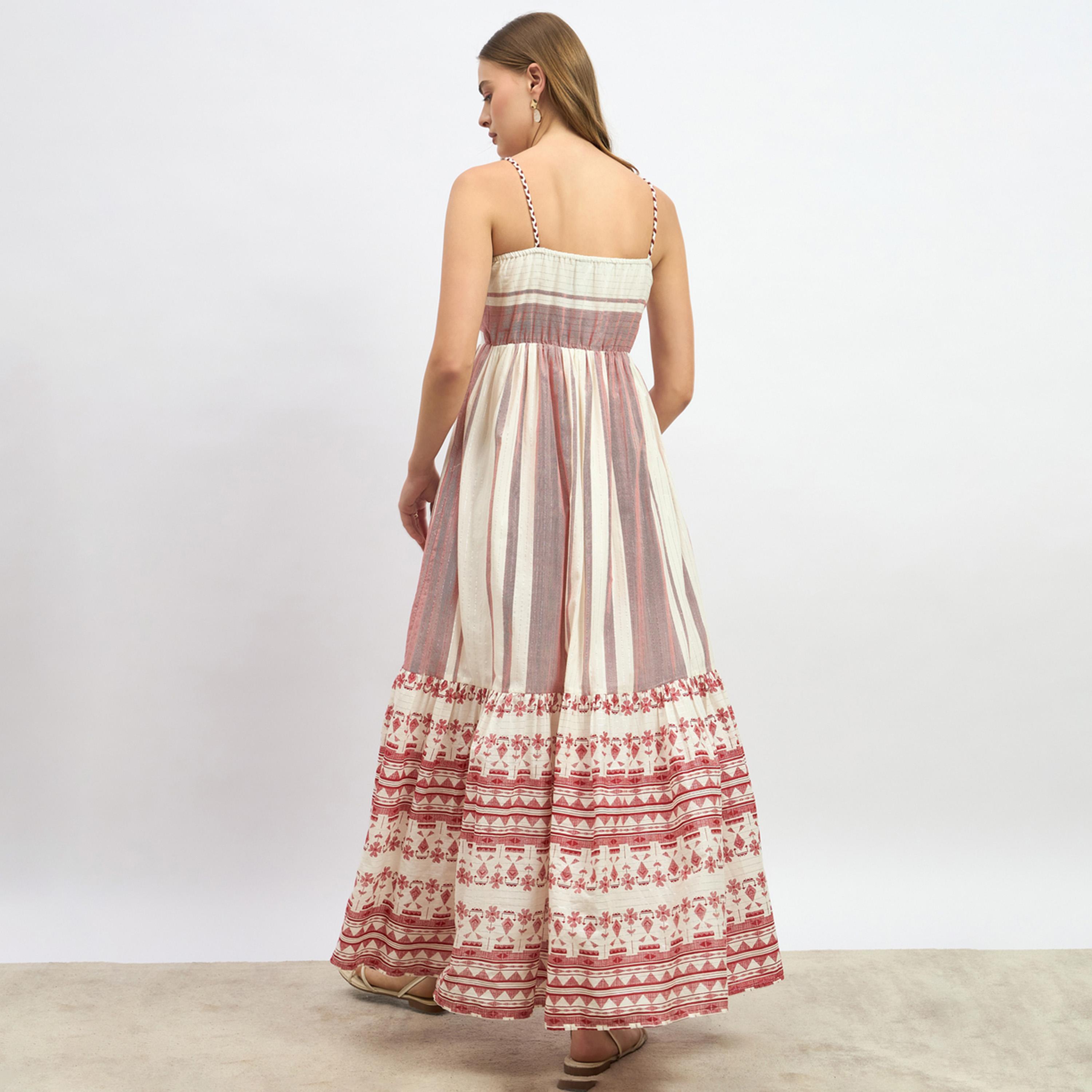 Styli Striped Strappy Tiered Maxi Dress-women-clothing-dresses-image-5