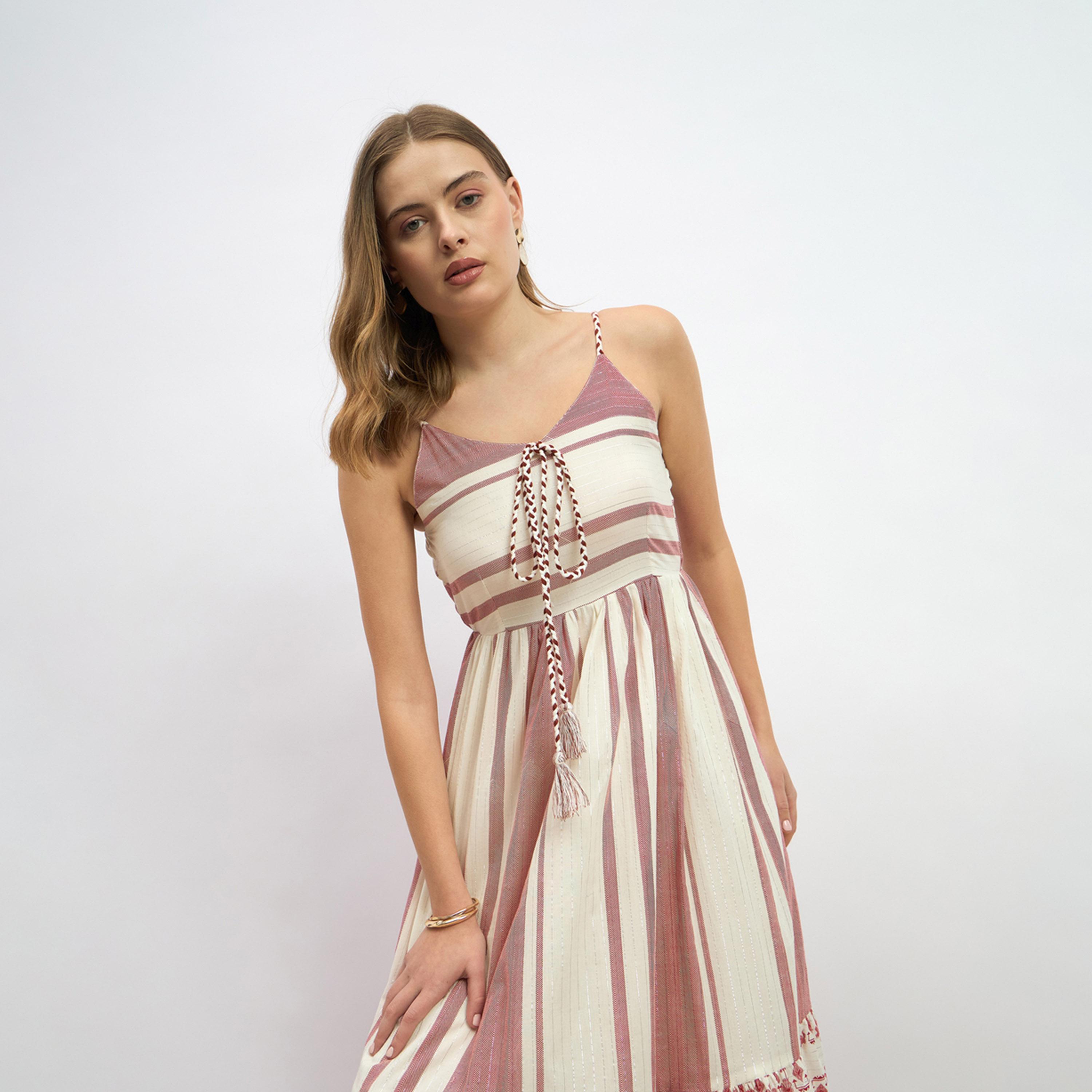Styli Striped Strappy Tiered Maxi Dress-women-clothing-dresses-image-6