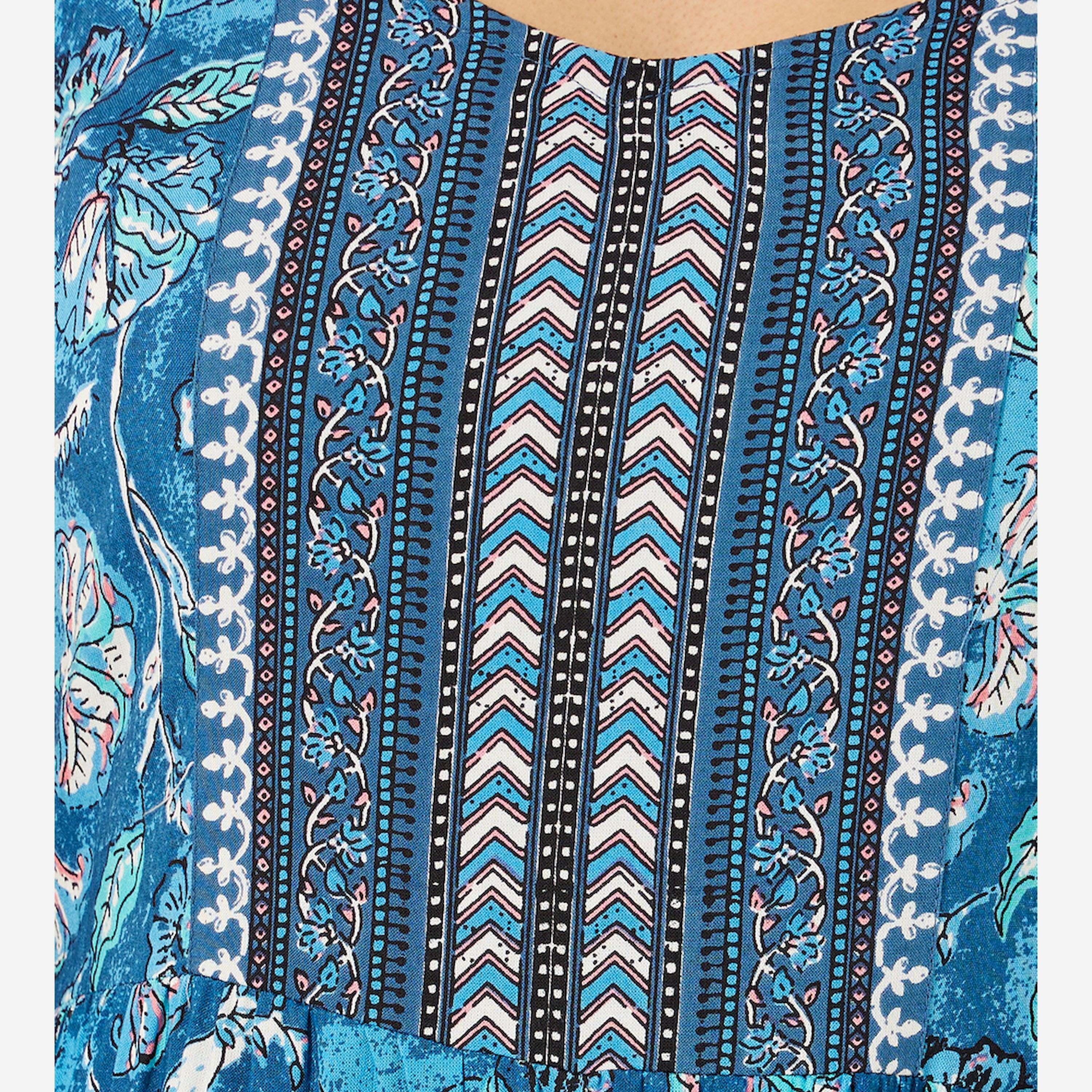 ستايلي - فستان ماكسي على شكل حرف A بأشرطة بوهيمية-women-clothing-dresses-image-4