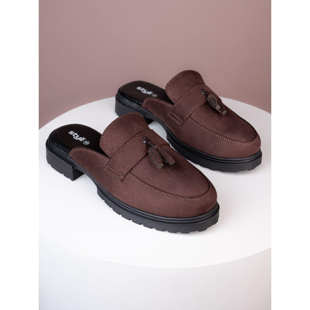 Faux Suede Mules with Tassel-men-shoes-loafersandmoccasins-image-1
