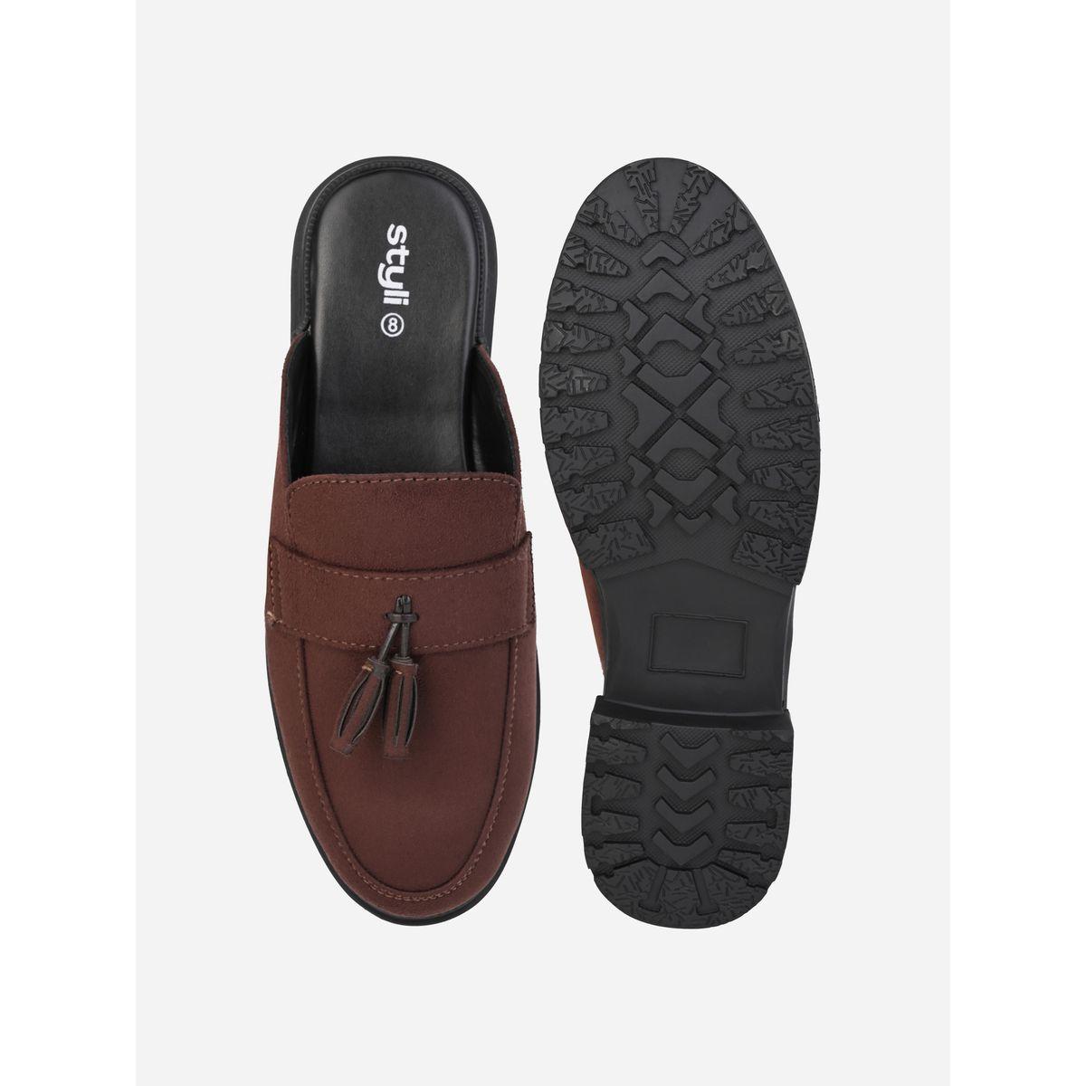 Faux Suede Mules with Tassel-men-shoes-loafersandmoccasins-image-6