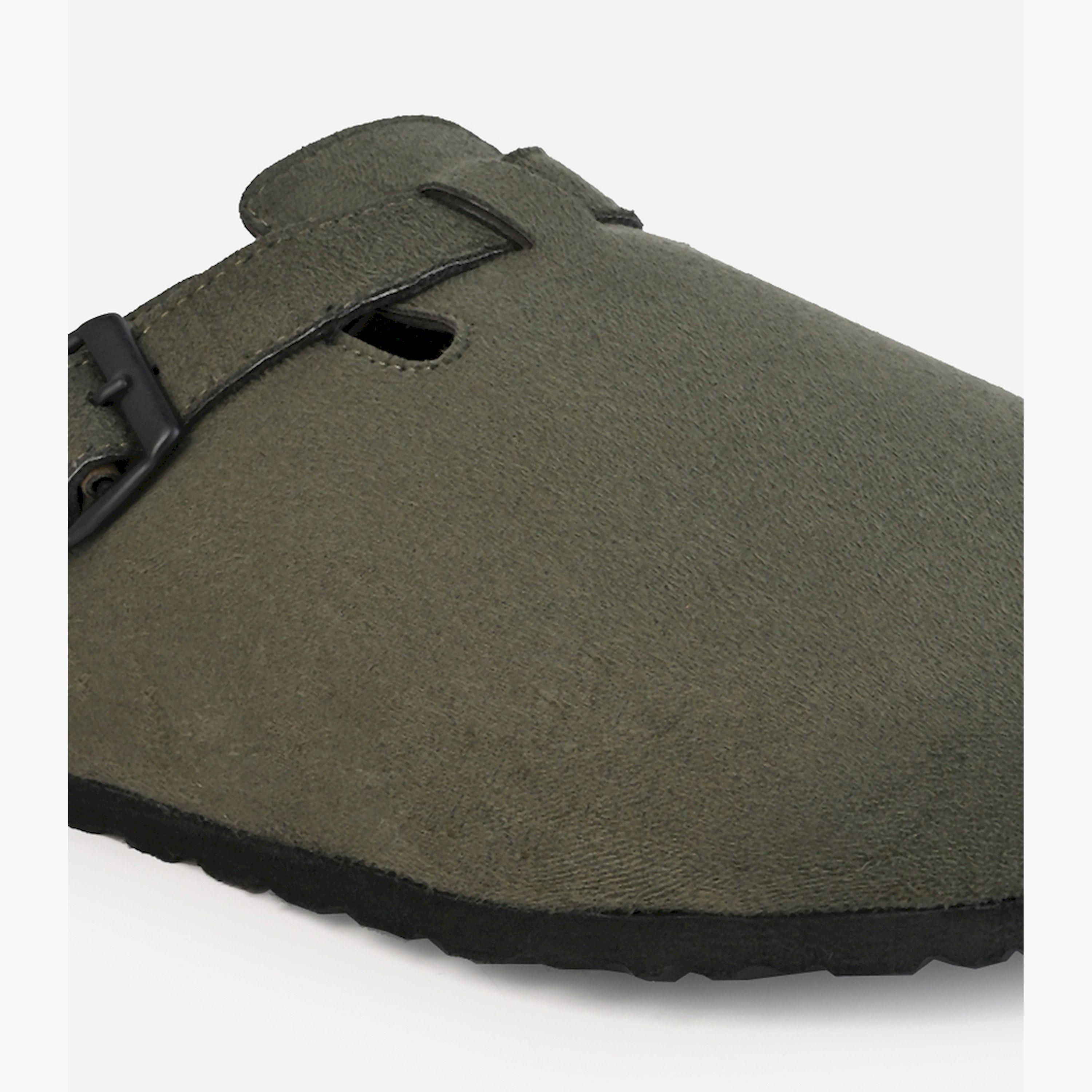 Styli Suede Clogs With Buckle Detail-men-shoes-loafersandmoccasins-image-7