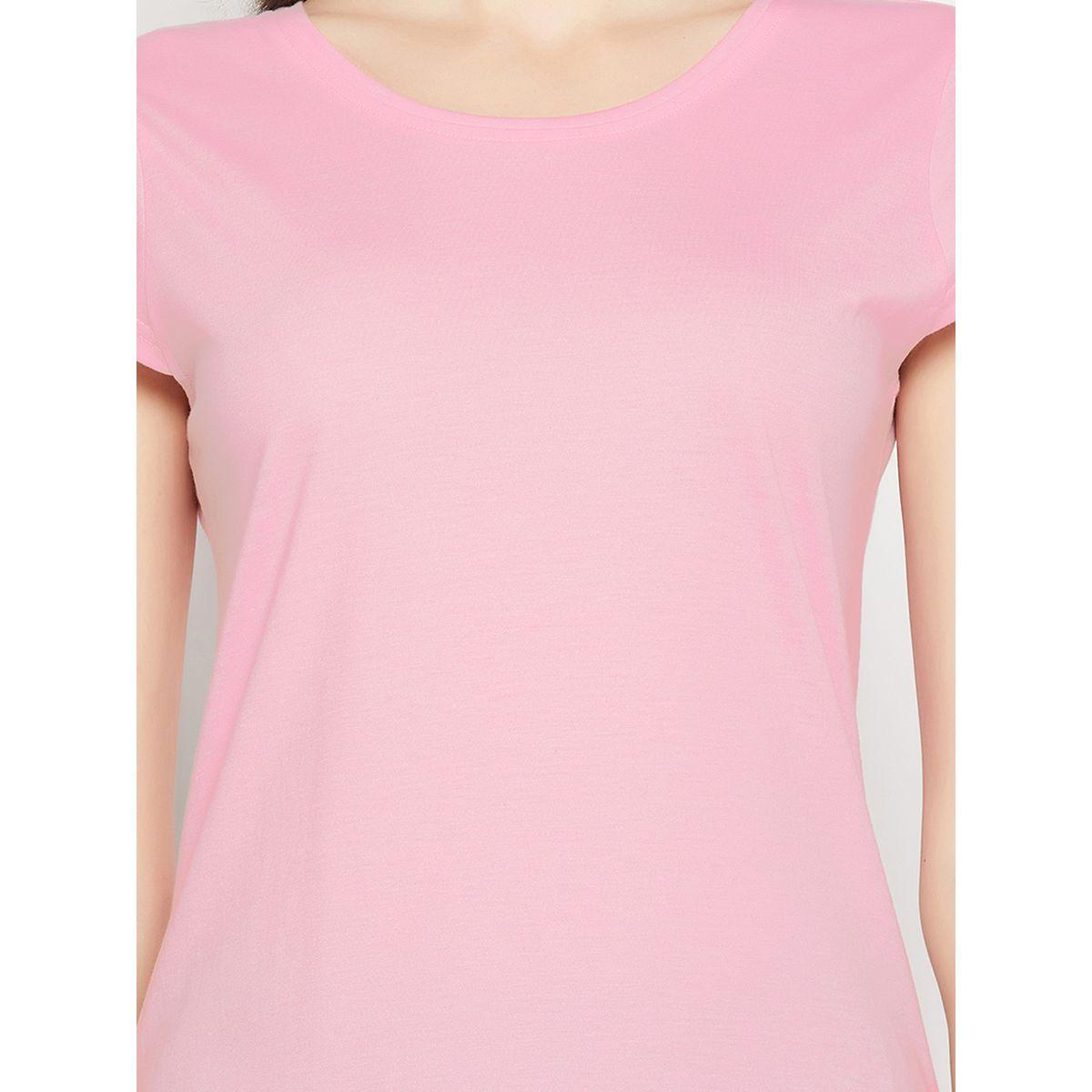 تيشيرت قطن بقصة عادية كلوفيا × ستايلي-women-clothing-tshirts-image-6
