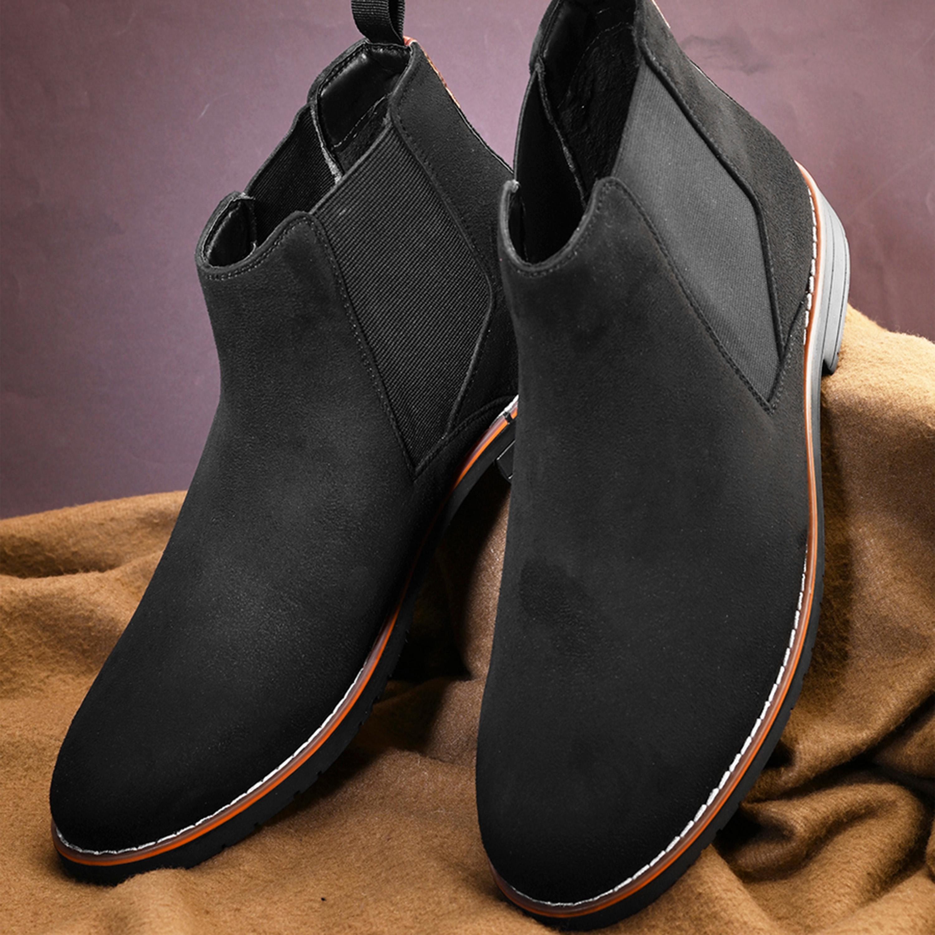 Styli Suede Chelsea Ankle Boots-men-shoes-boots-image-2