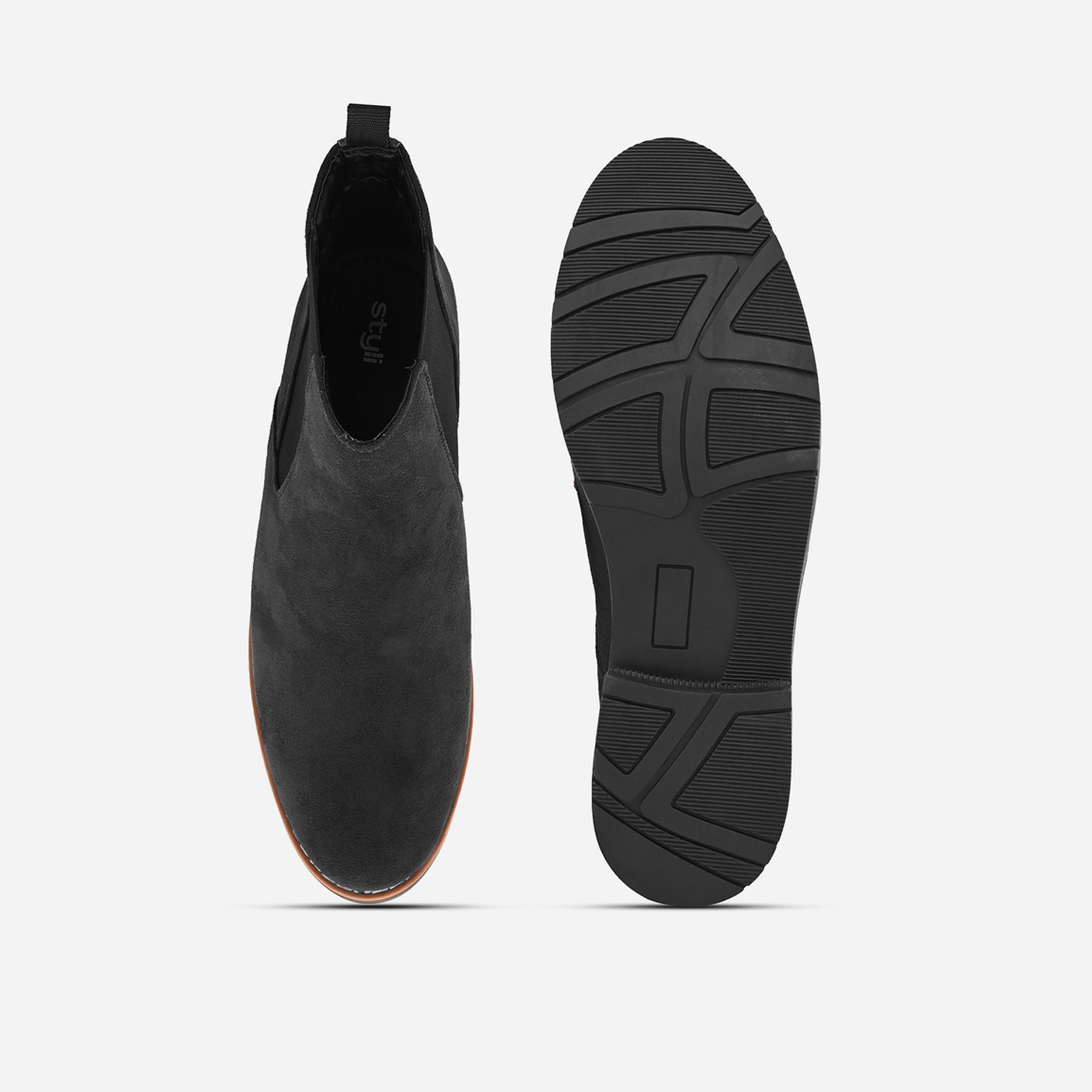 Styli Suede Chelsea Ankle Boots-men-shoes-boots-image-6
