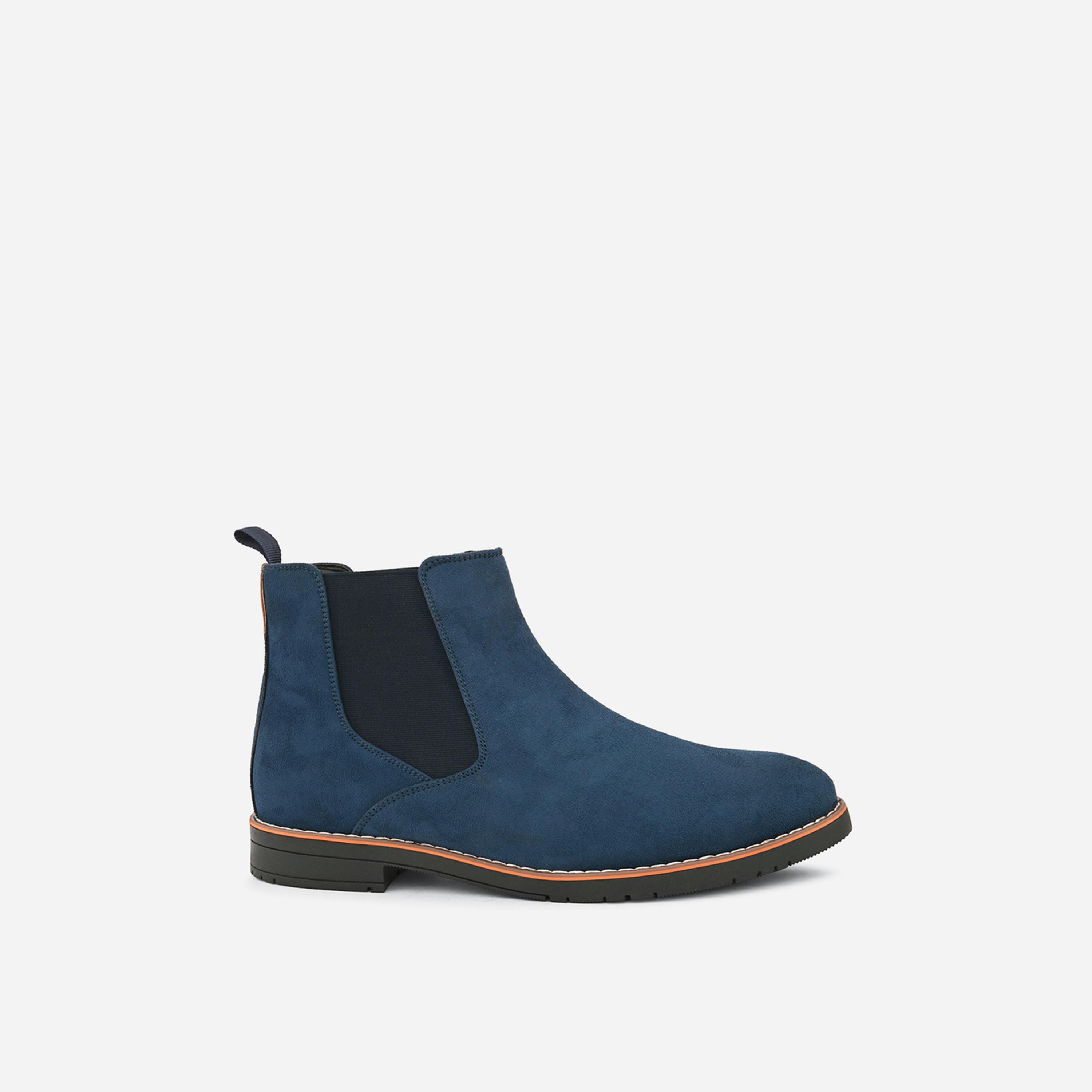 Styli Suede Chelsea Ankle Boots-men-shoes-boots-image-3